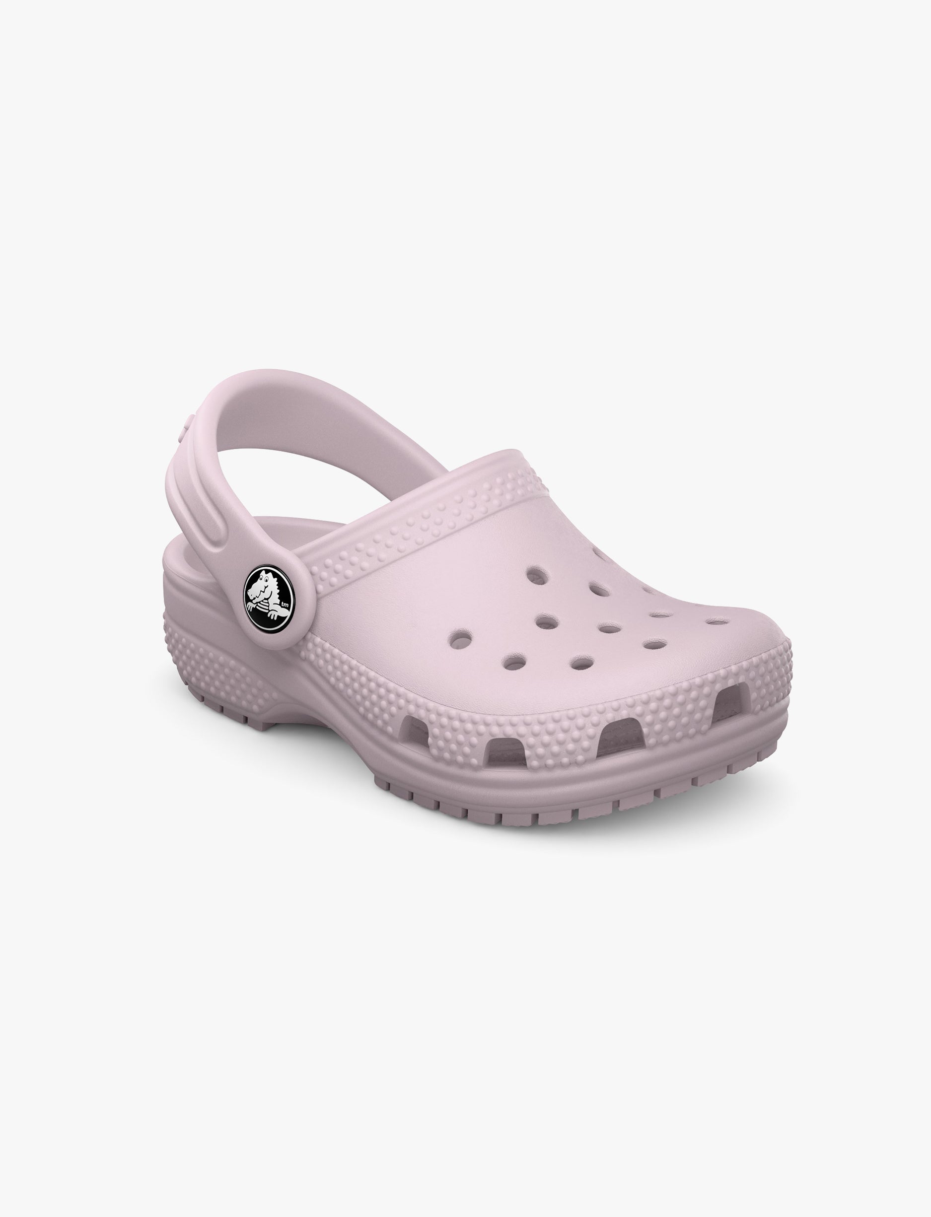 Crocs Classic Clog K - כפכפי קרוקס קלאסיים לילדים בצבע ורוד חלבי