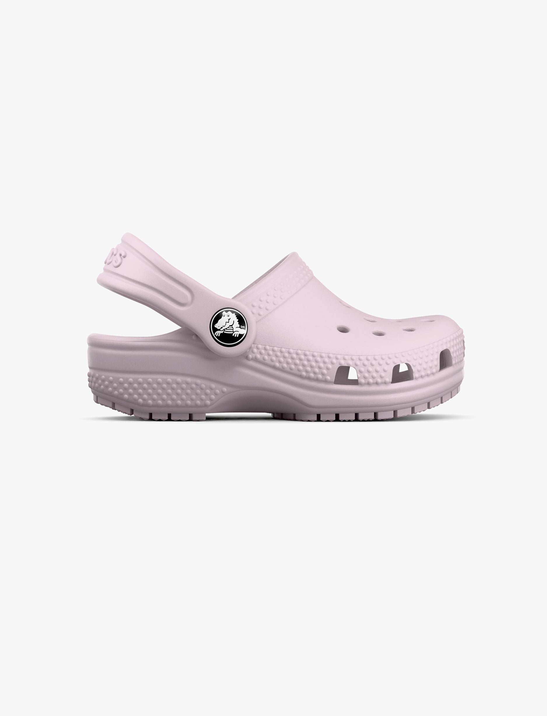 Crocs Classic Clog K - כפכפי קרוקס קלאסיים לילדים בצבע ורוד חלבי