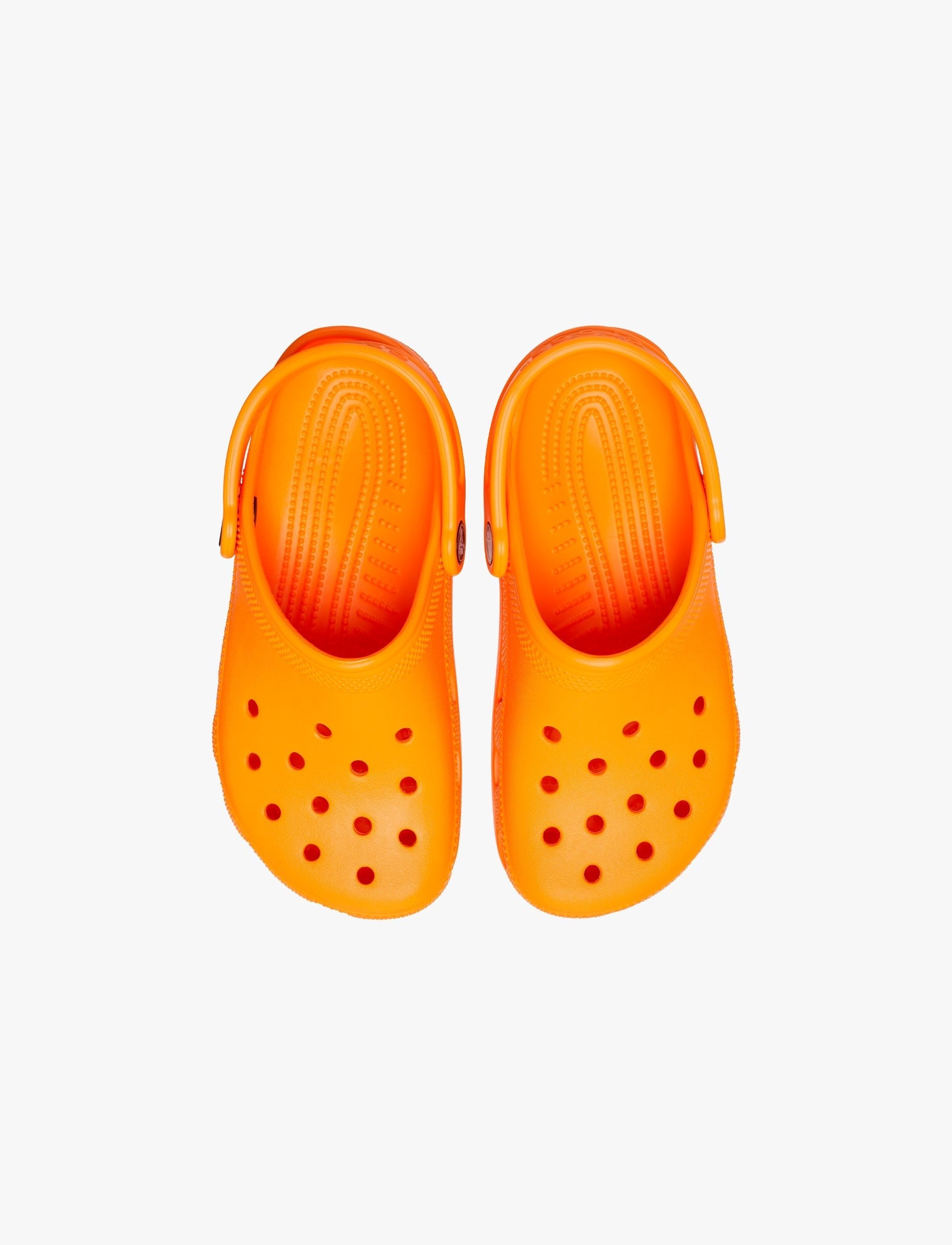 Crocs Classic Clog K - כפכפי קרוקס קלאסיים לילדים בצבע כתום זינג