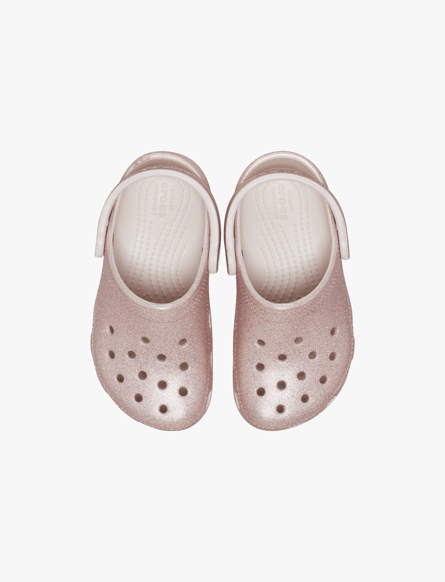 Crocs Classic Glitter Clog K - כפכף קרוקס קלאסי לילדות בהדפס נצנצים