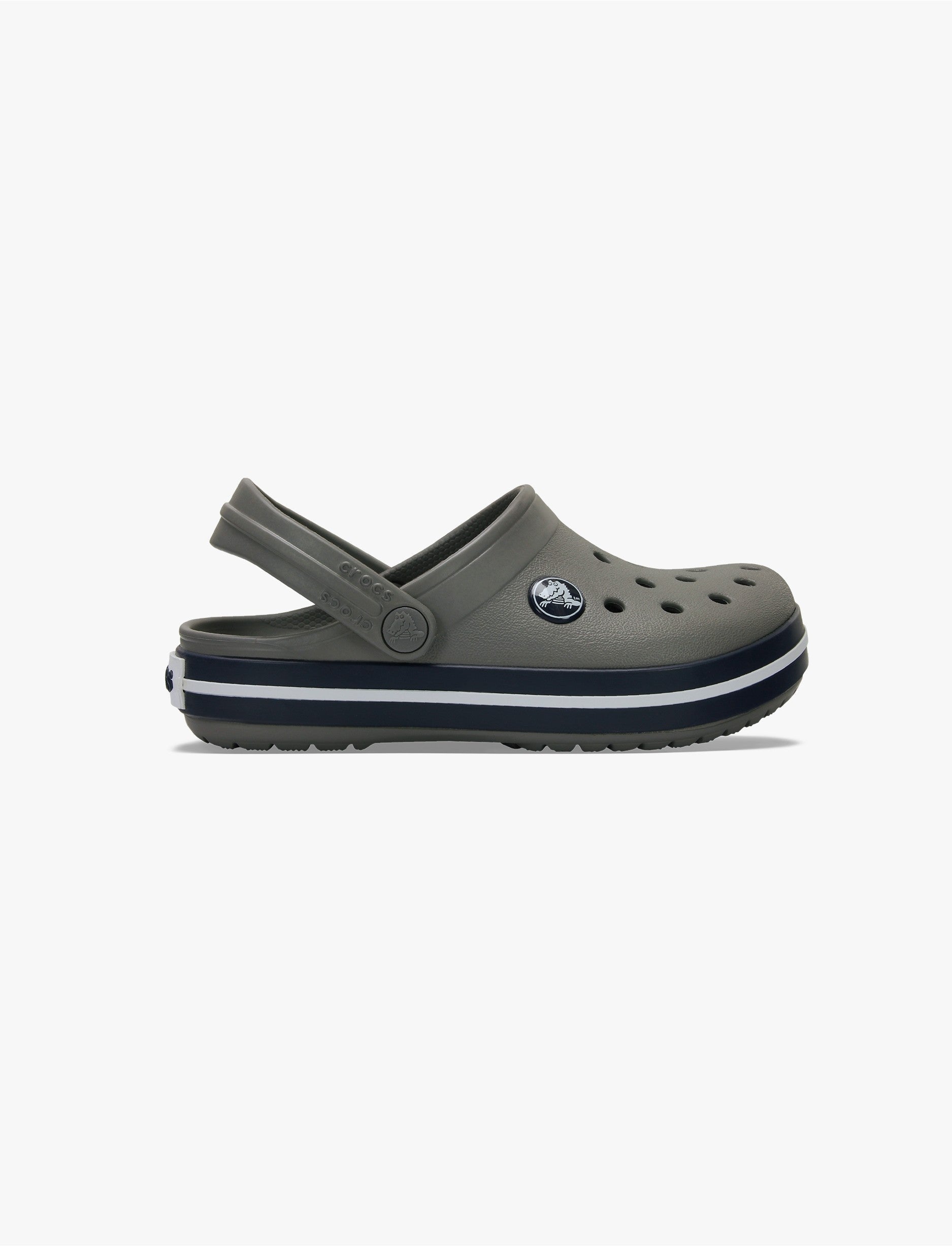 Crocs Crocband Clog K - כפכפי קרוקבנד קרוקס לילדים בצבע מעושן/נייבי