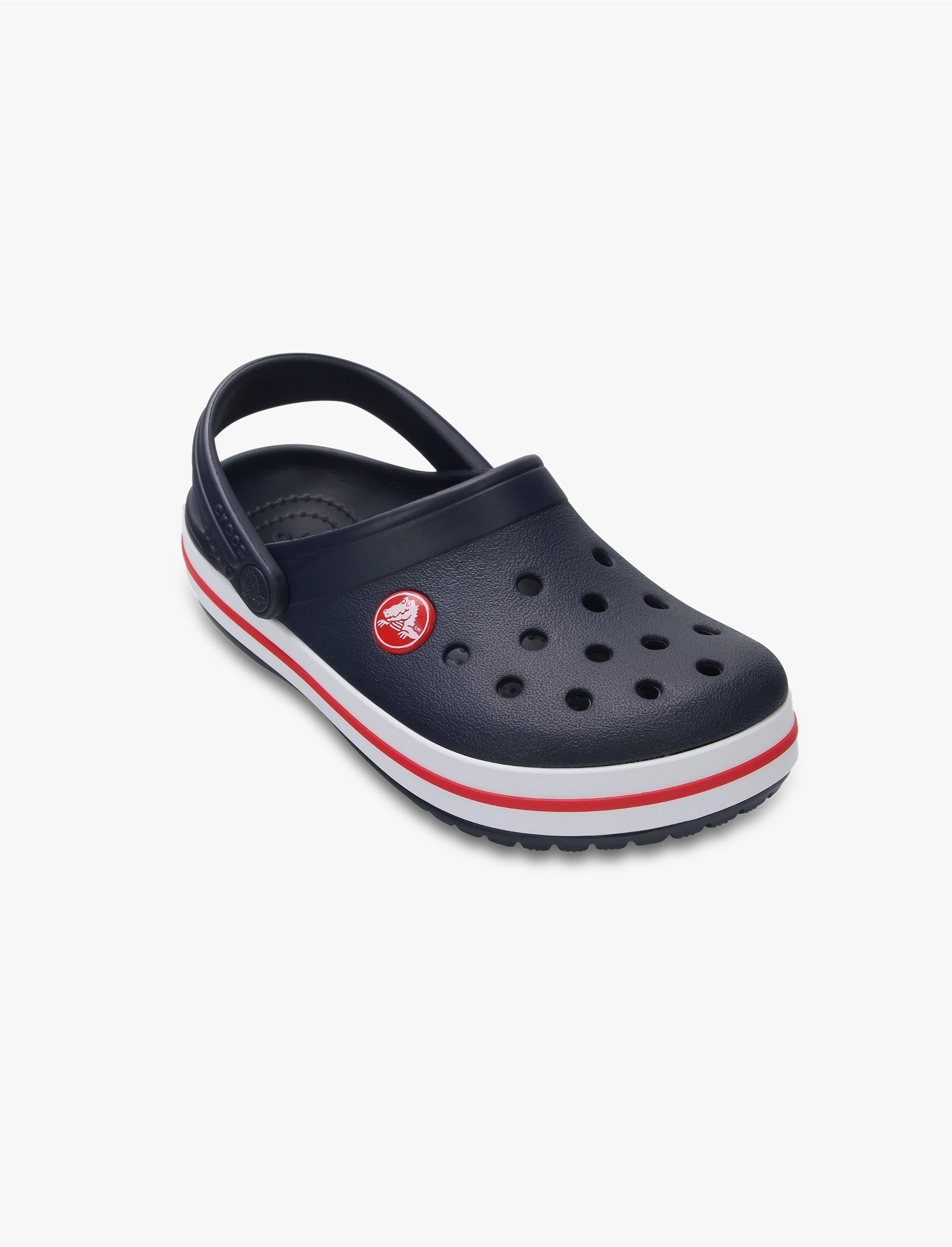 Crocs Crocband Clog K - כפכפי קרוקבנד קרוקס לילדים בצבע נייבי/אדום