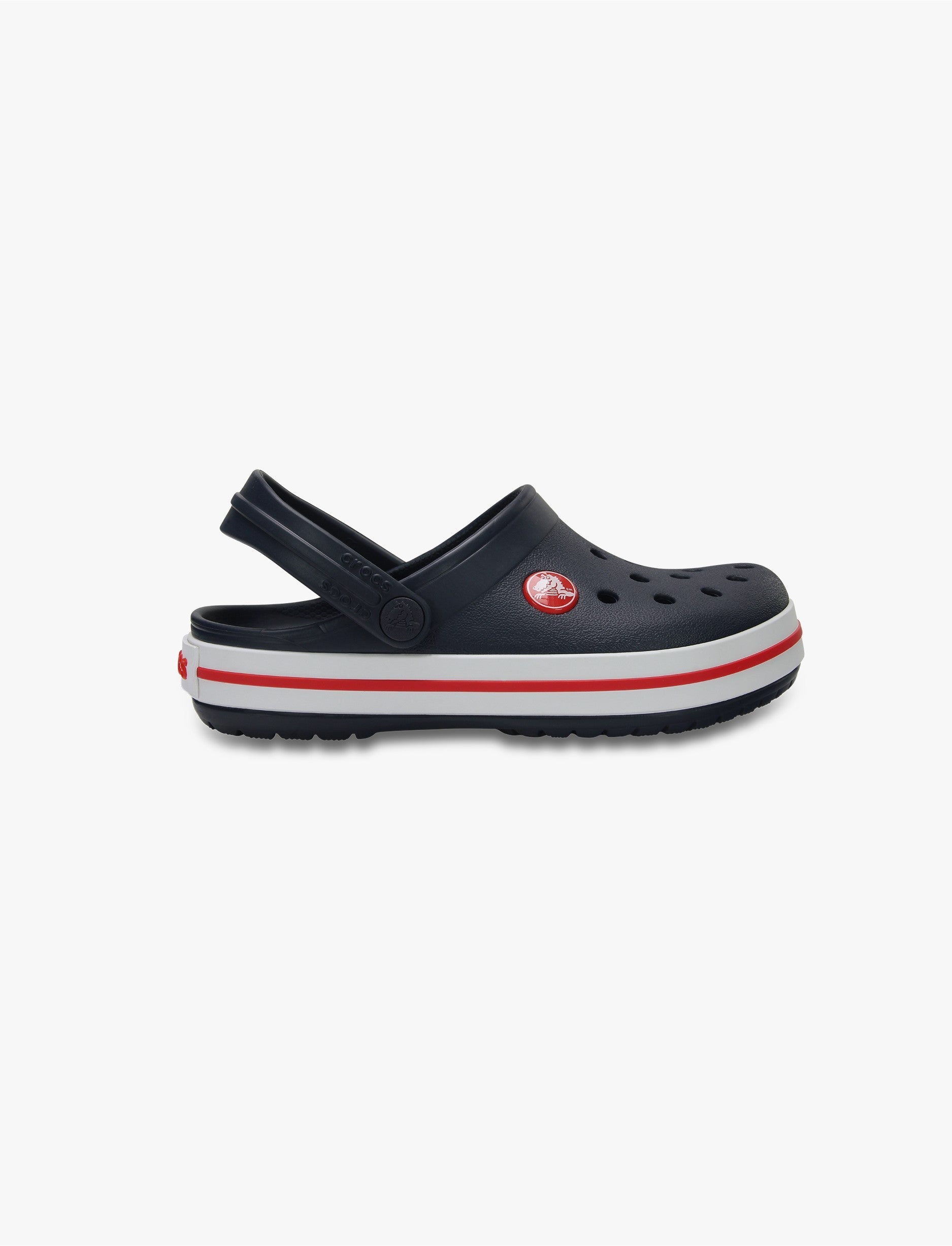 Crocs Crocband Clog K - כפכפי קרוקבנד קרוקס לילדים בצבע נייבי/אדום