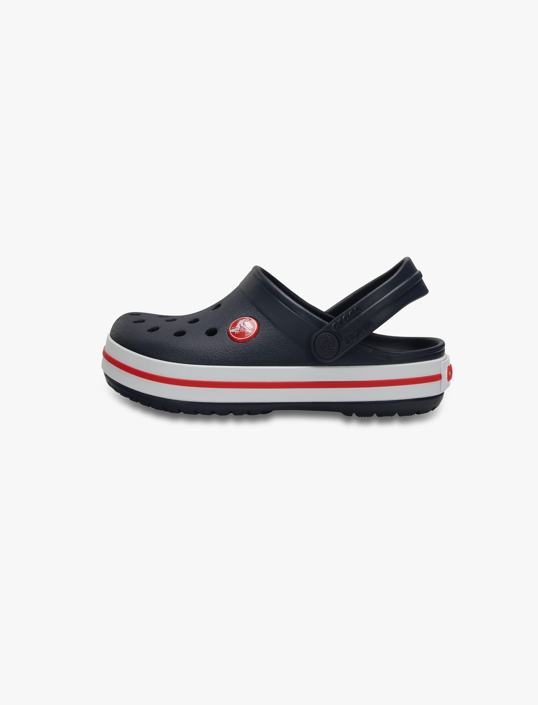 Crocs Crocband Clog K - כפכפי קרוקבנד קרוקס לילדים בצבע נייבי/אדום