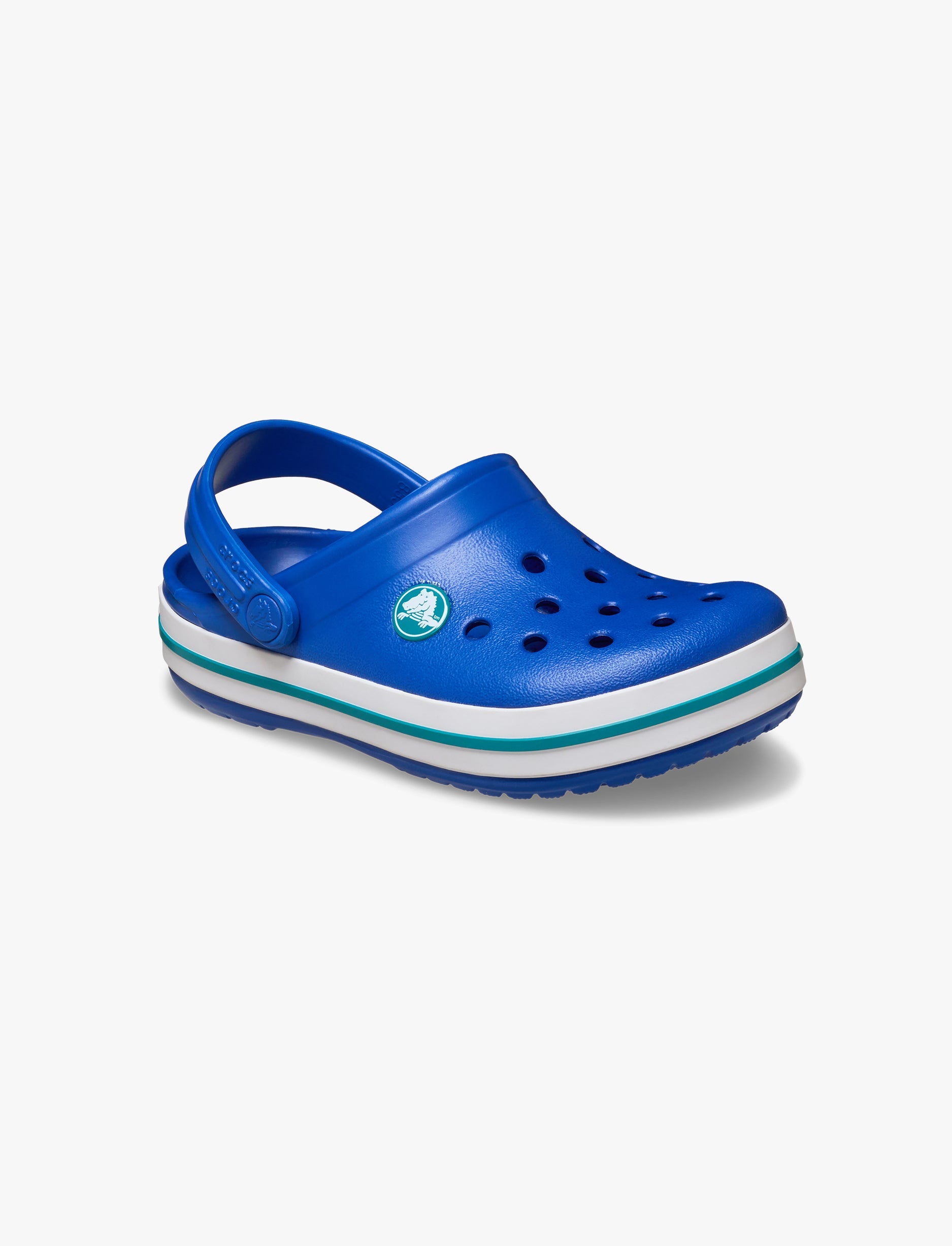 Crocs Crocband Clog K - כפכפי קרוקבנד קרוקס לילדים בצבע כחול בולט/טורבו