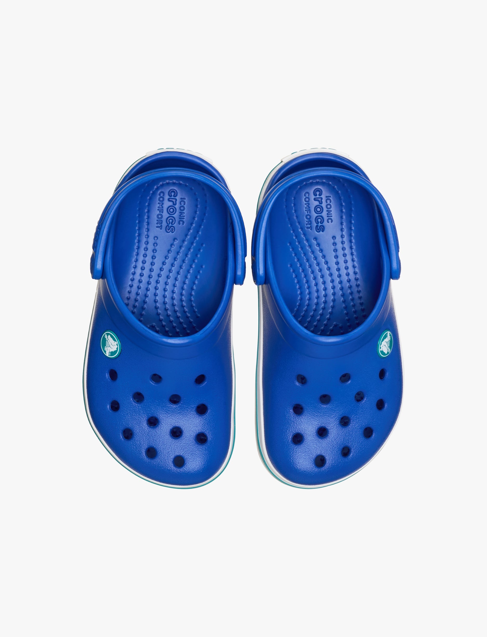 Crocs Crocband Clog K - כפכפי קרוקבנד קרוקס לילדים בצבע כחול בולט/טורבו