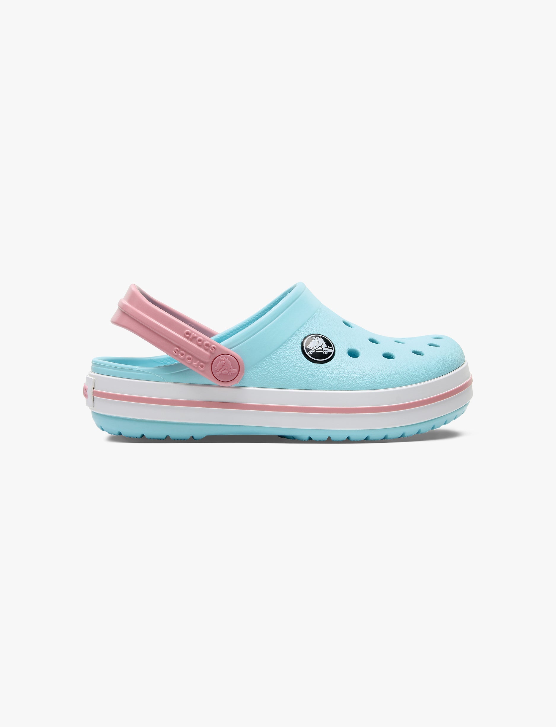 Crocs Crocband Clog K - כפכפי קרוקבנד קרוקס לילדים בצבע כחול אייס/לבן