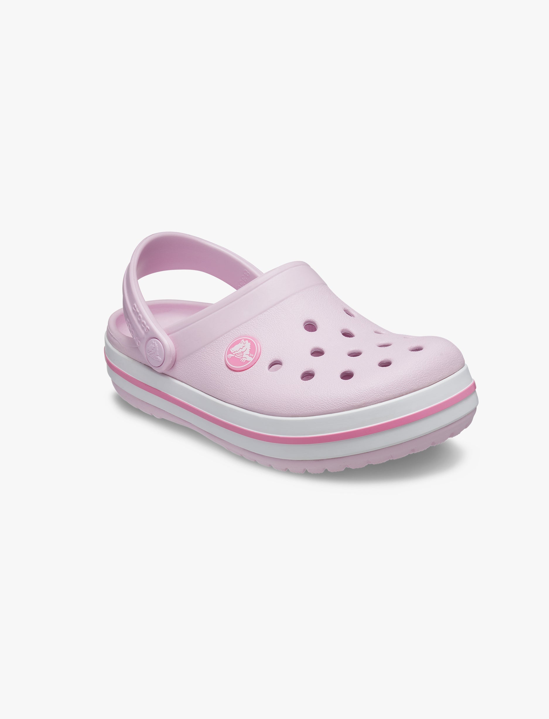 Crocs Crocband Clog K - כפכפי קרוקבנד קרוקס לילדים בצבע בלרינה/ורוד