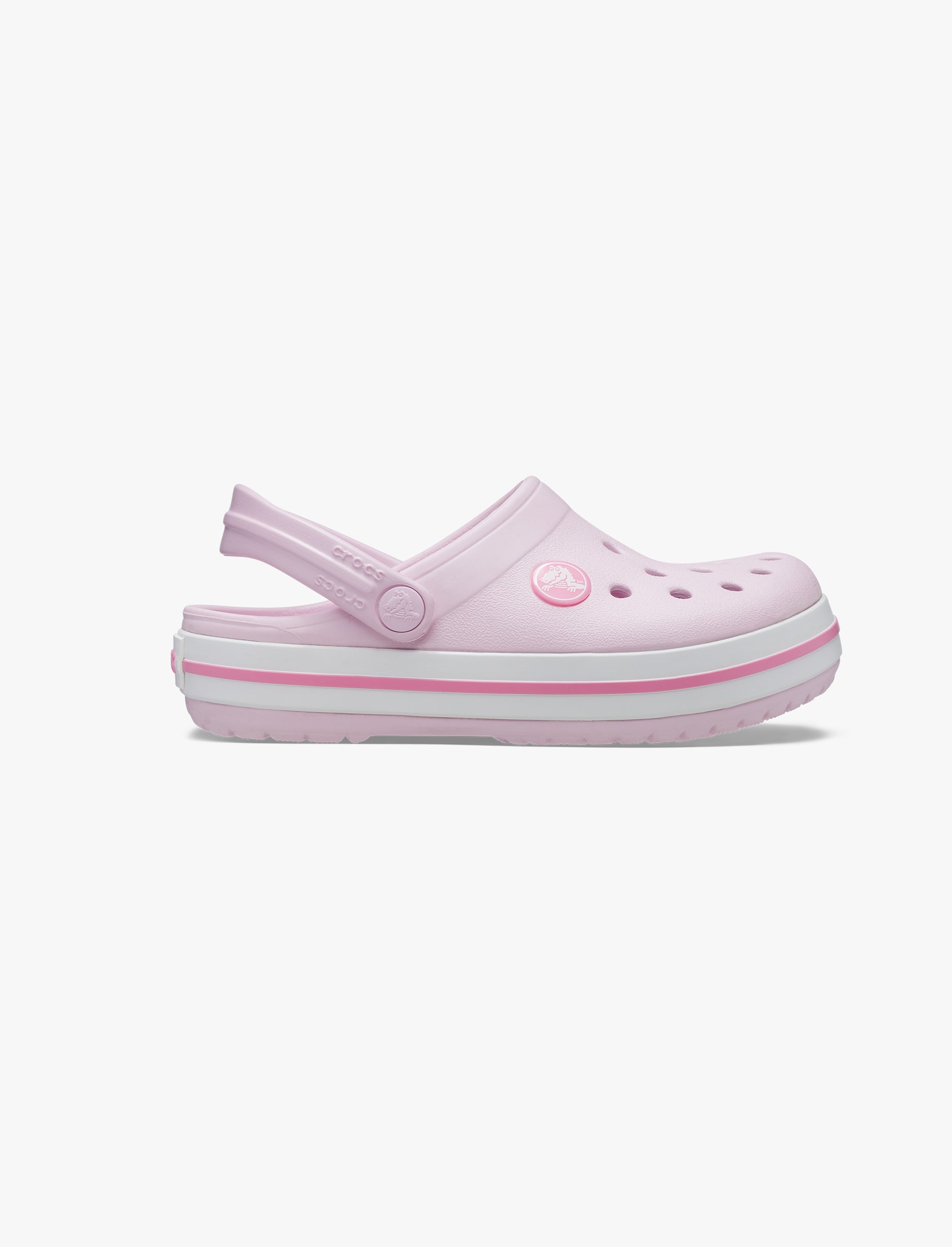 Crocs Crocband Clog K - כפכפי קרוקבנד קרוקס לילדים בצבע בלרינה/ורוד