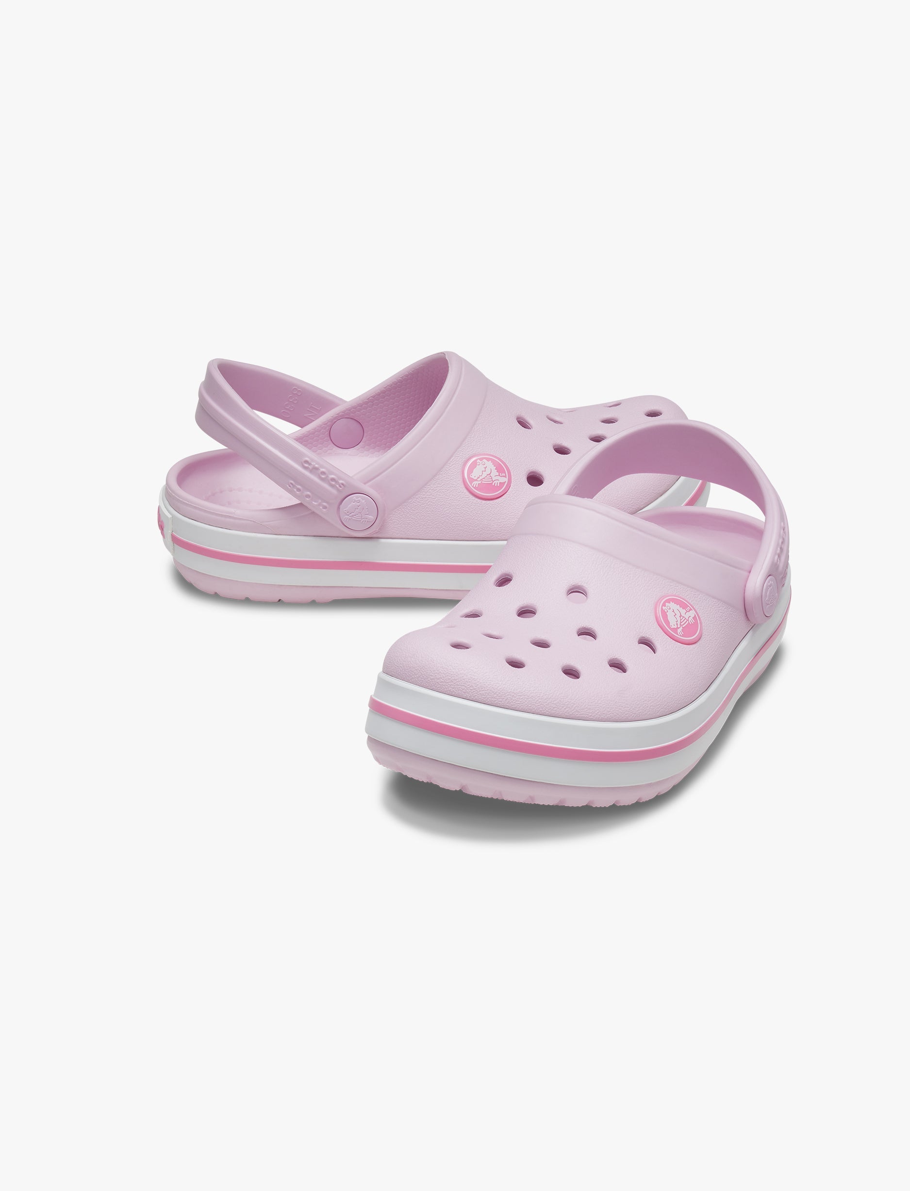 Crocs Crocband Clog K - כפכפי קרוקבנד קרוקס לילדים בצבע בלרינה/ורוד