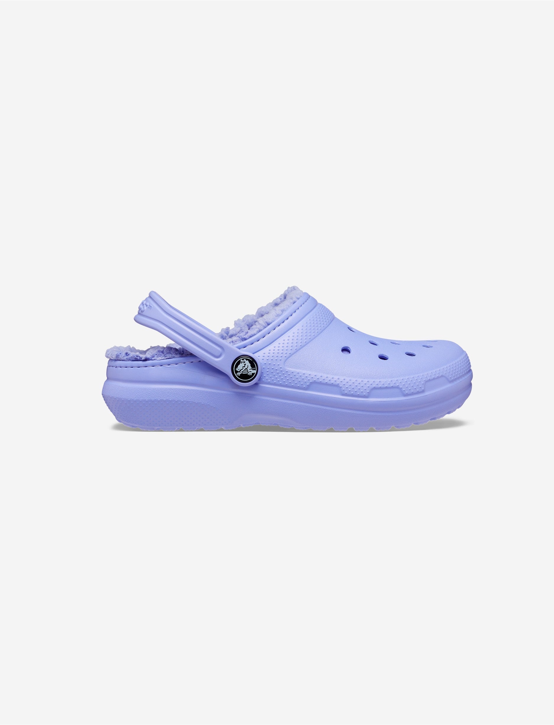 Crocs Classic Lined Clog T -  כפכפים פרוותיים קרוקס לילדים בצבע מידות קטנות סגול דיגיטל