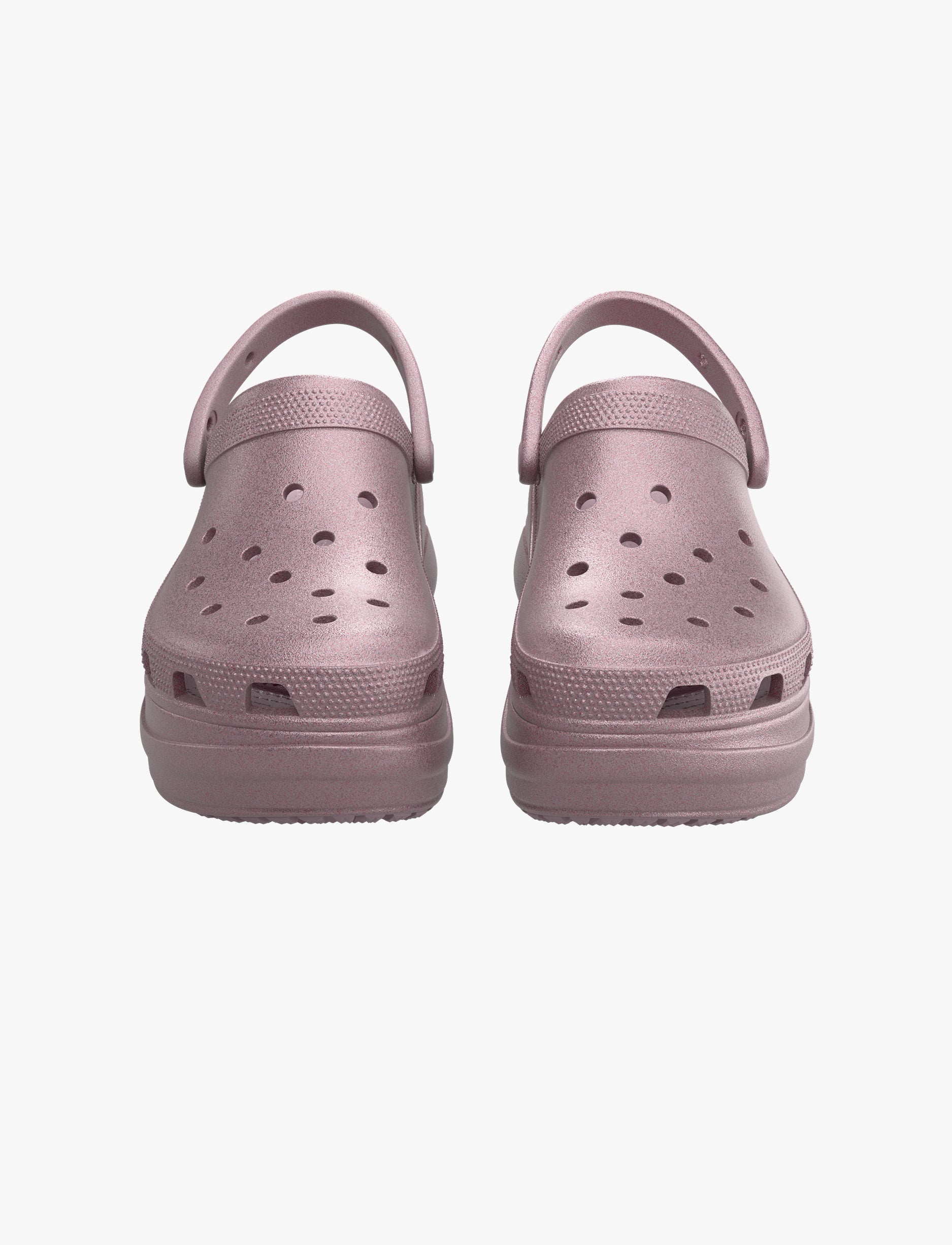 Crocs Bae Glitter Clog -  כפכפי קלוג קרוקס ביי פלטפורמה לנשים בצבע ורוד צנצים