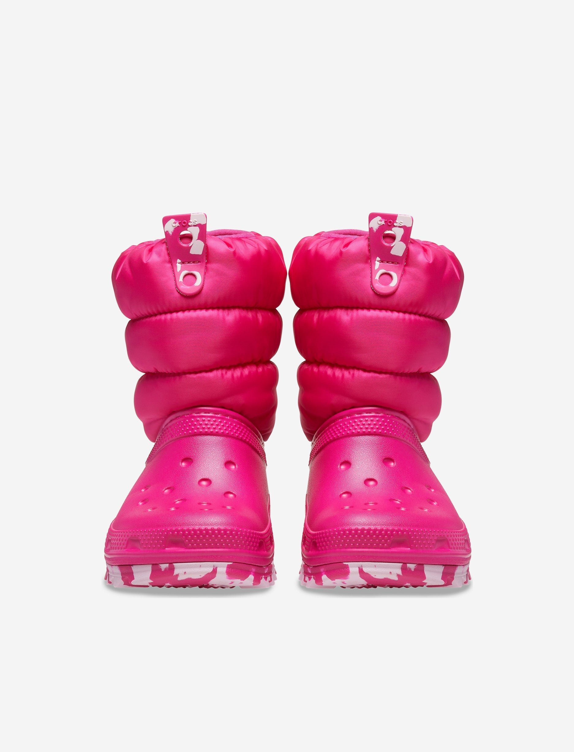 Crocs Toddler Classic Neo Puff Boot - מגפיים לילדים קרוקס בצבע ורוד