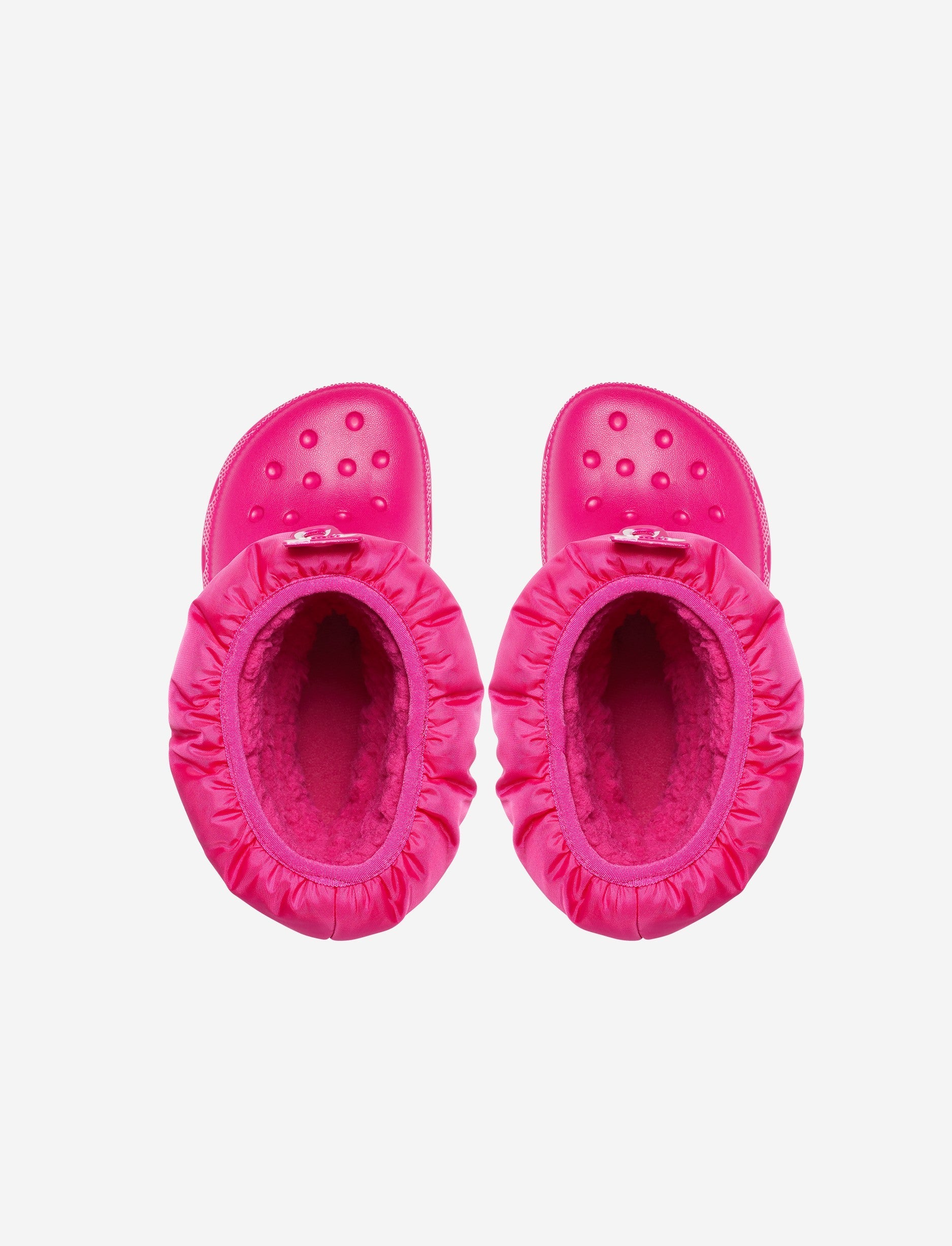 Crocs Toddler Classic Neo Puff Boot - מגפיים לילדים קרוקס בצבע ורוד