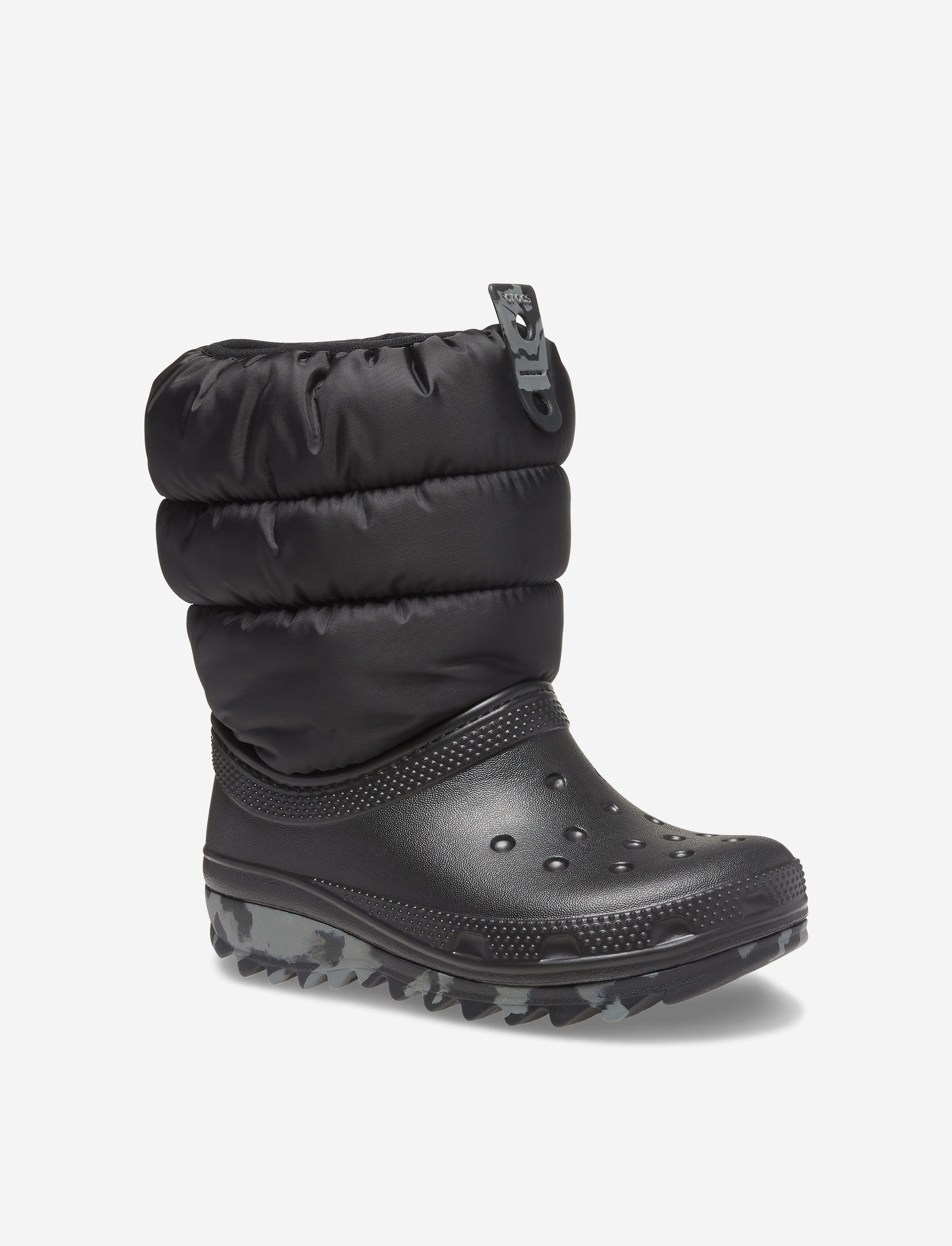 Crocs Classic Neo Puff Boot K - מגפיים לילדים קרוקס בצבע שחור