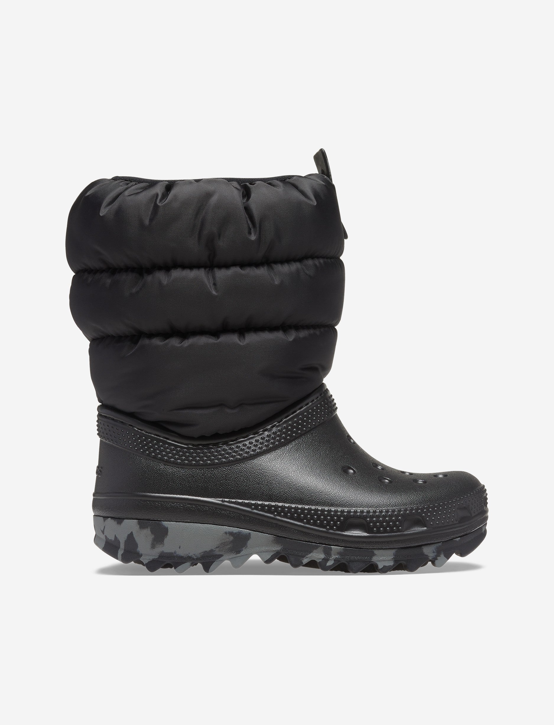 Crocs Classic Neo Puff Boot K - מגפיים לילדים קרוקס בצבע שחור