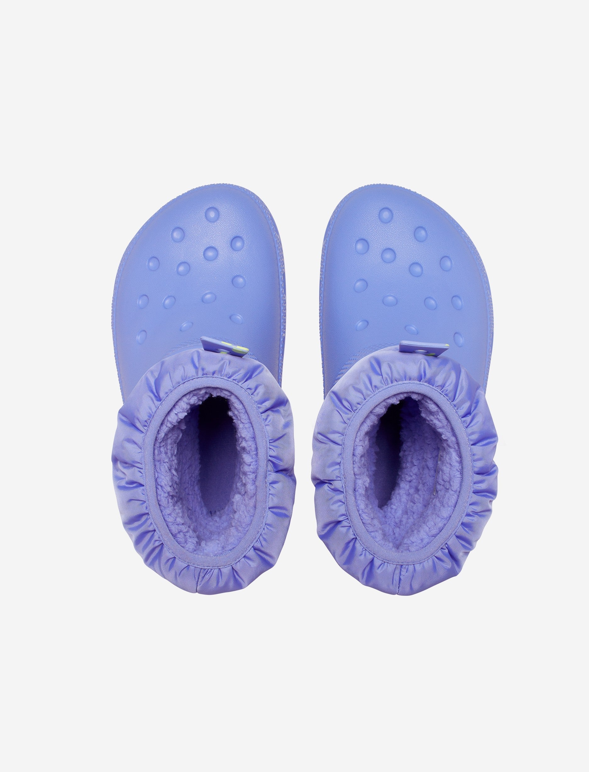 Crocs Toddler Classic Neo Puff Boot - מגפיים לילדים קרוקס בצבע סגול