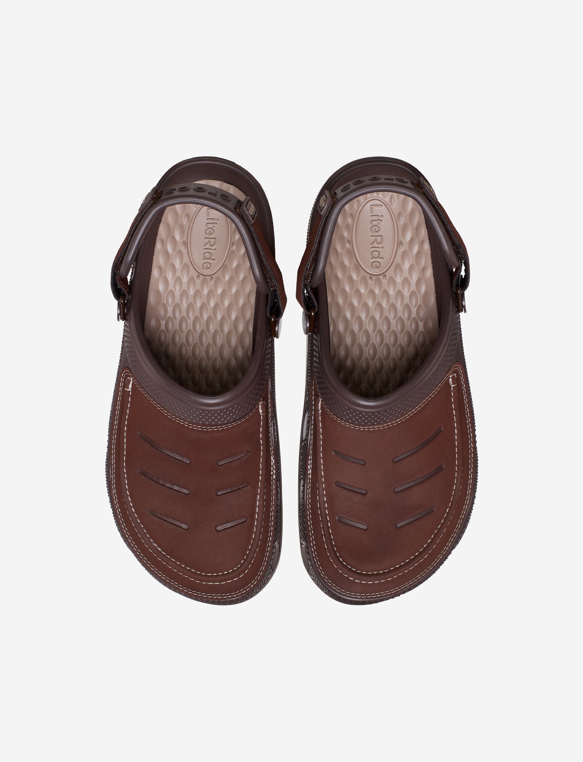 Crocs Yukon Vista II LR Clog M - כפכפי  קרוקס יוקון ויסטה לגברים בצבע אספרסו/משרום