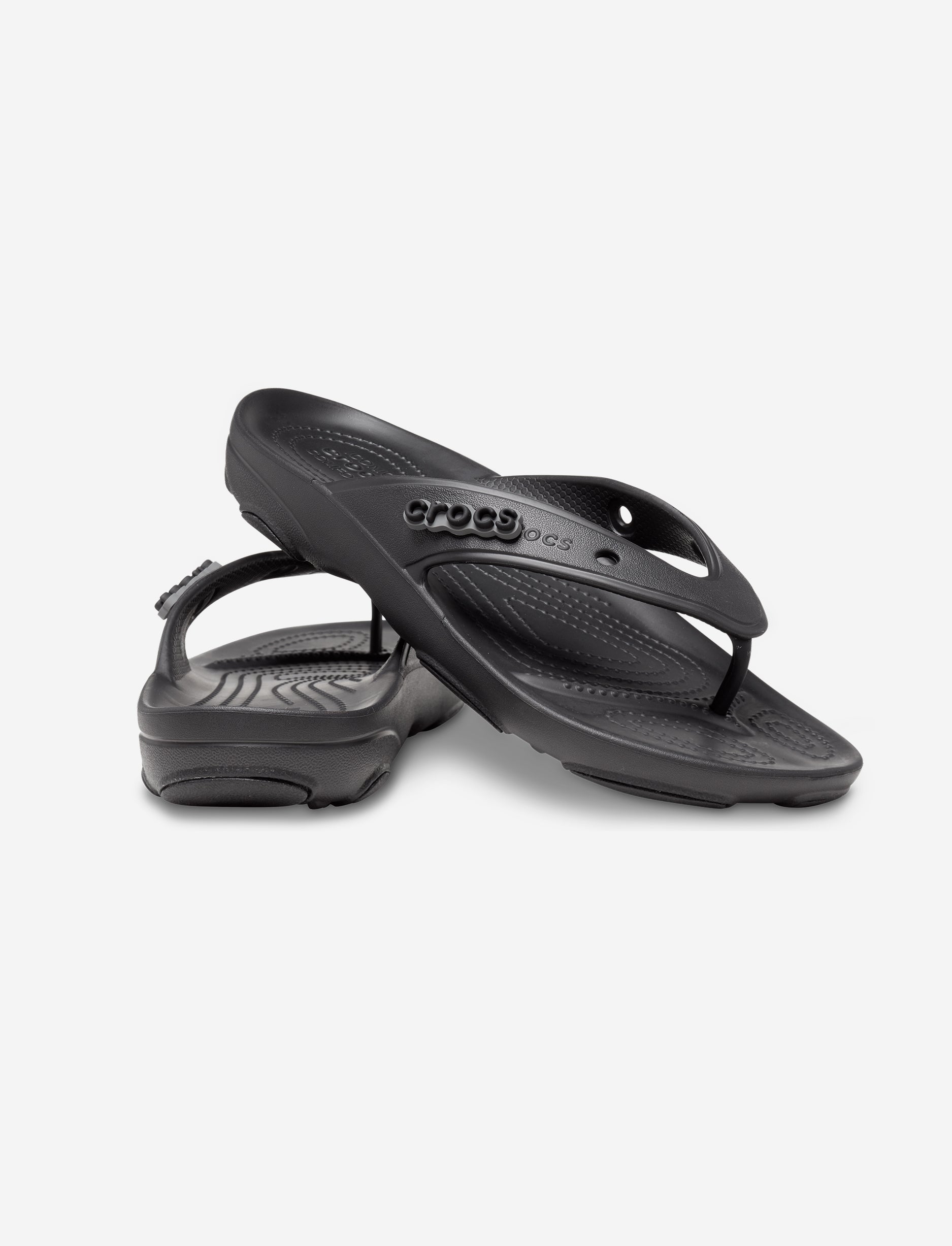 Crocs Classic All-Terrain Flip - כפכפי אצבע לגבר קרוקס בצבע שחור