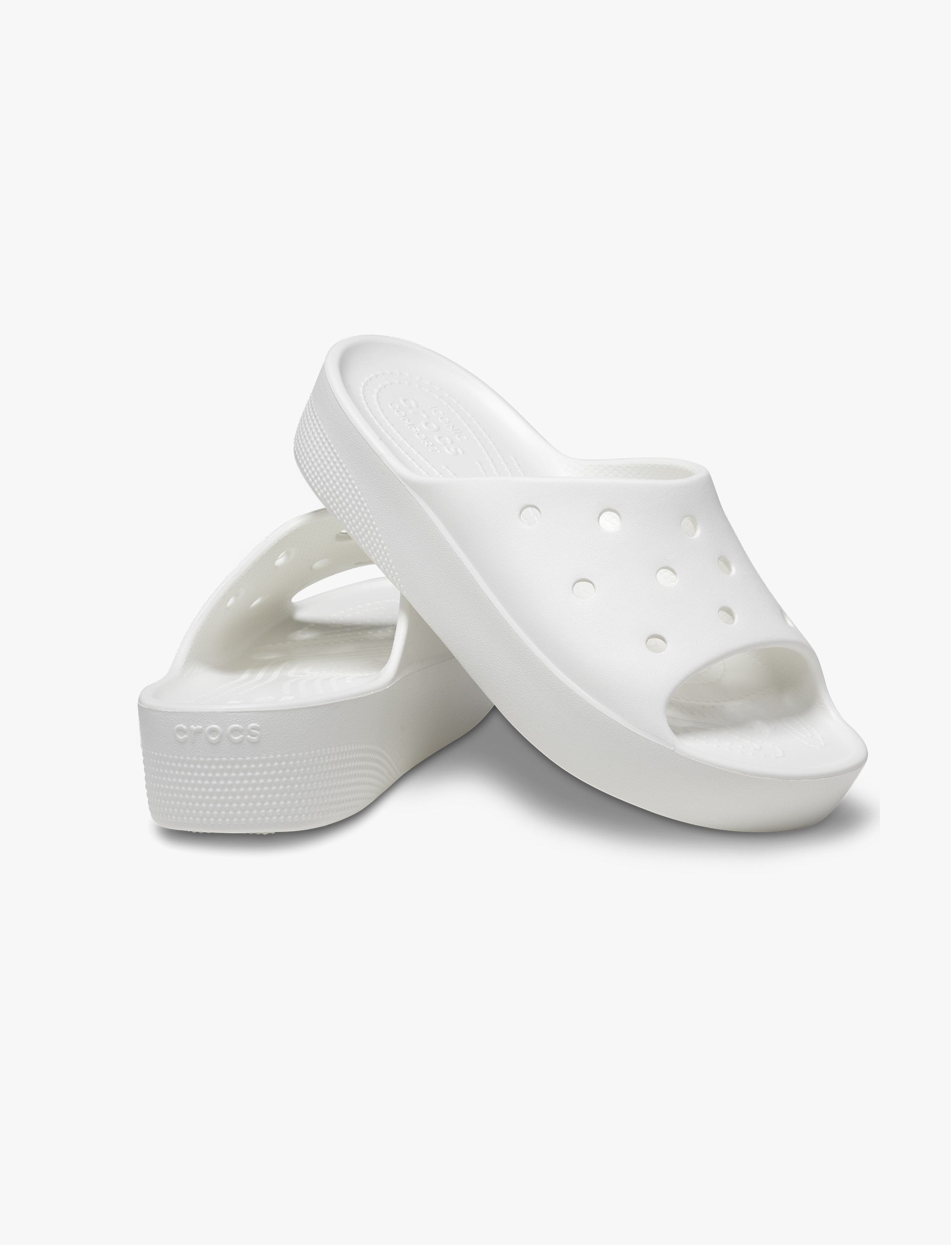 Crocs Classic Platform Slide - כפכפי סליייד פלטפורמה לנשים