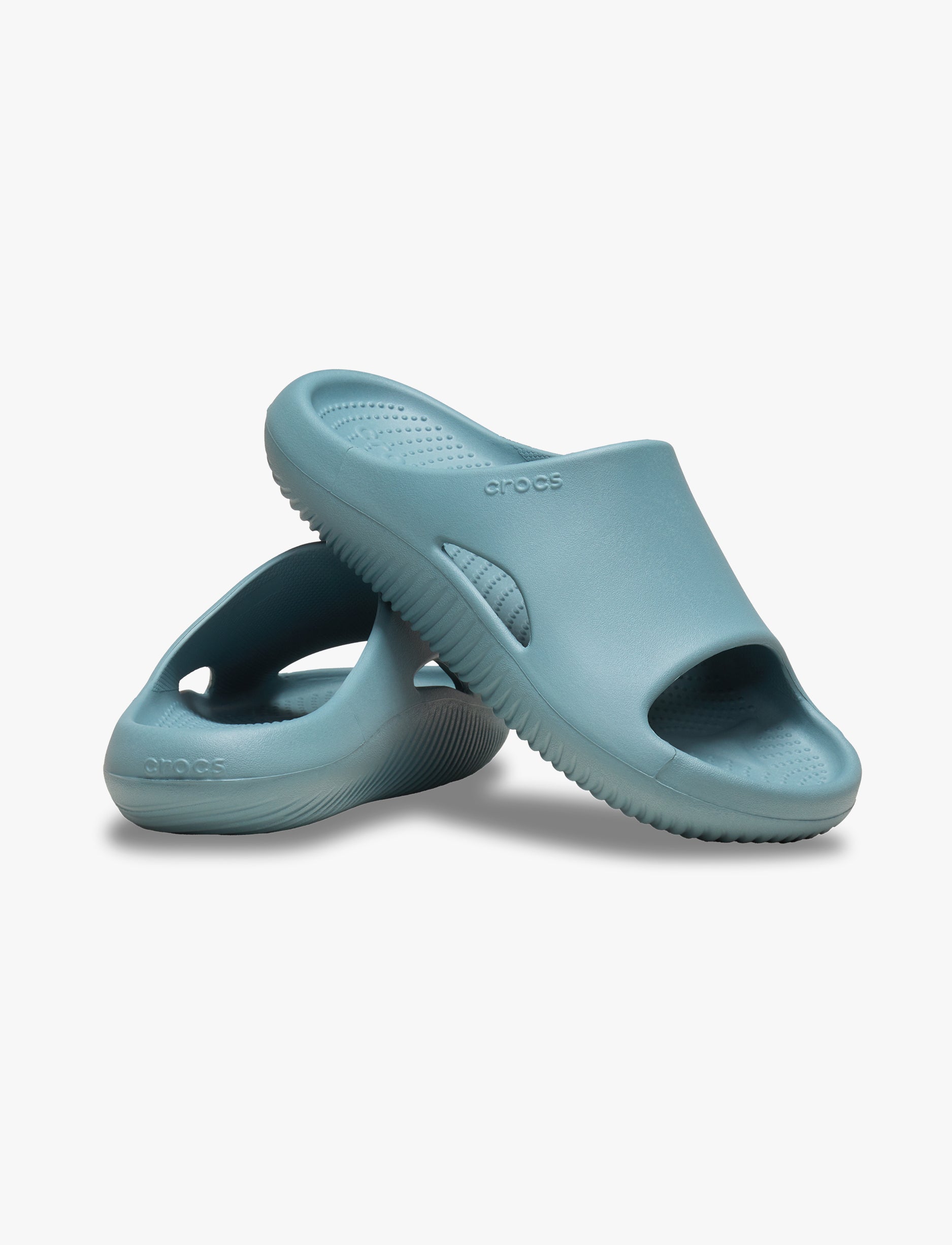 Crocs Mellow Slide - כפכפי קרוקס סלייד מילו בצבע ירוק פונד