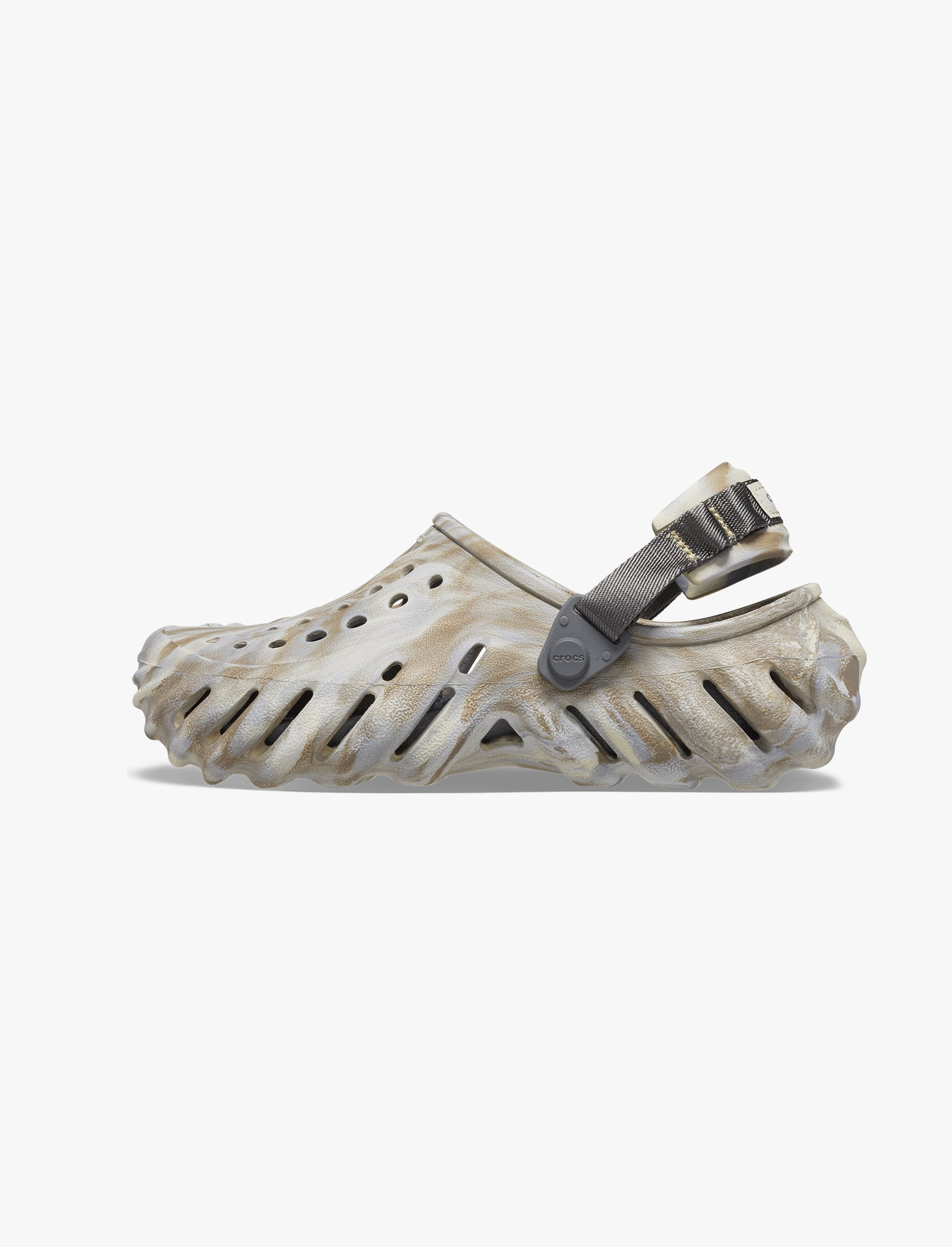 Crocs Echo Marbled Clog - כפכפי קרוקס אקו מרבלד בצבע בון/מולטי