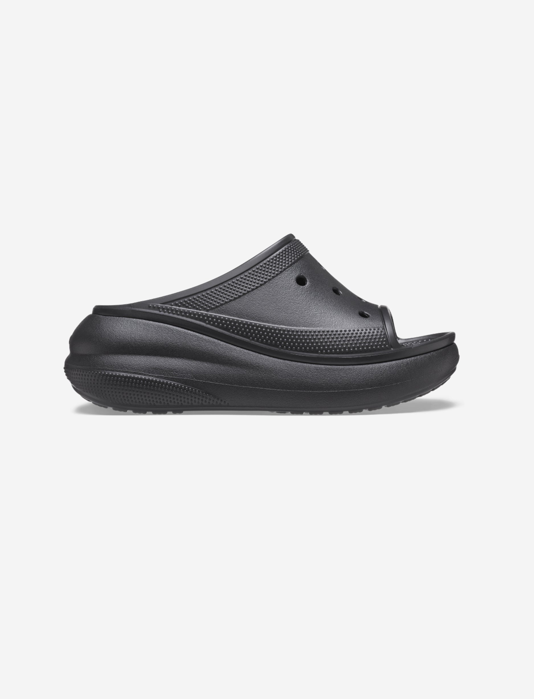 Crocs Crush Slide - כפכפי סלייד קרוקס קראש לנשים בצבע שחור