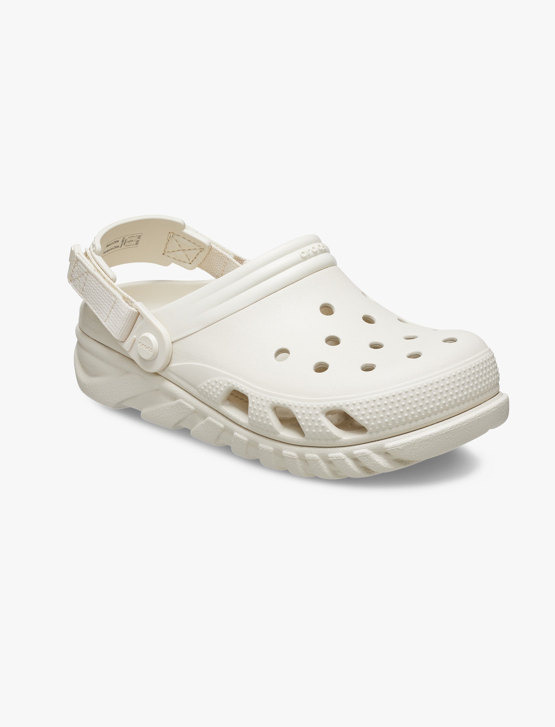 Crocs Duet Max II Clog - כפכפי קרוקס קלוג מעוצבות בסטריט-סטייל בצבע סטוקו