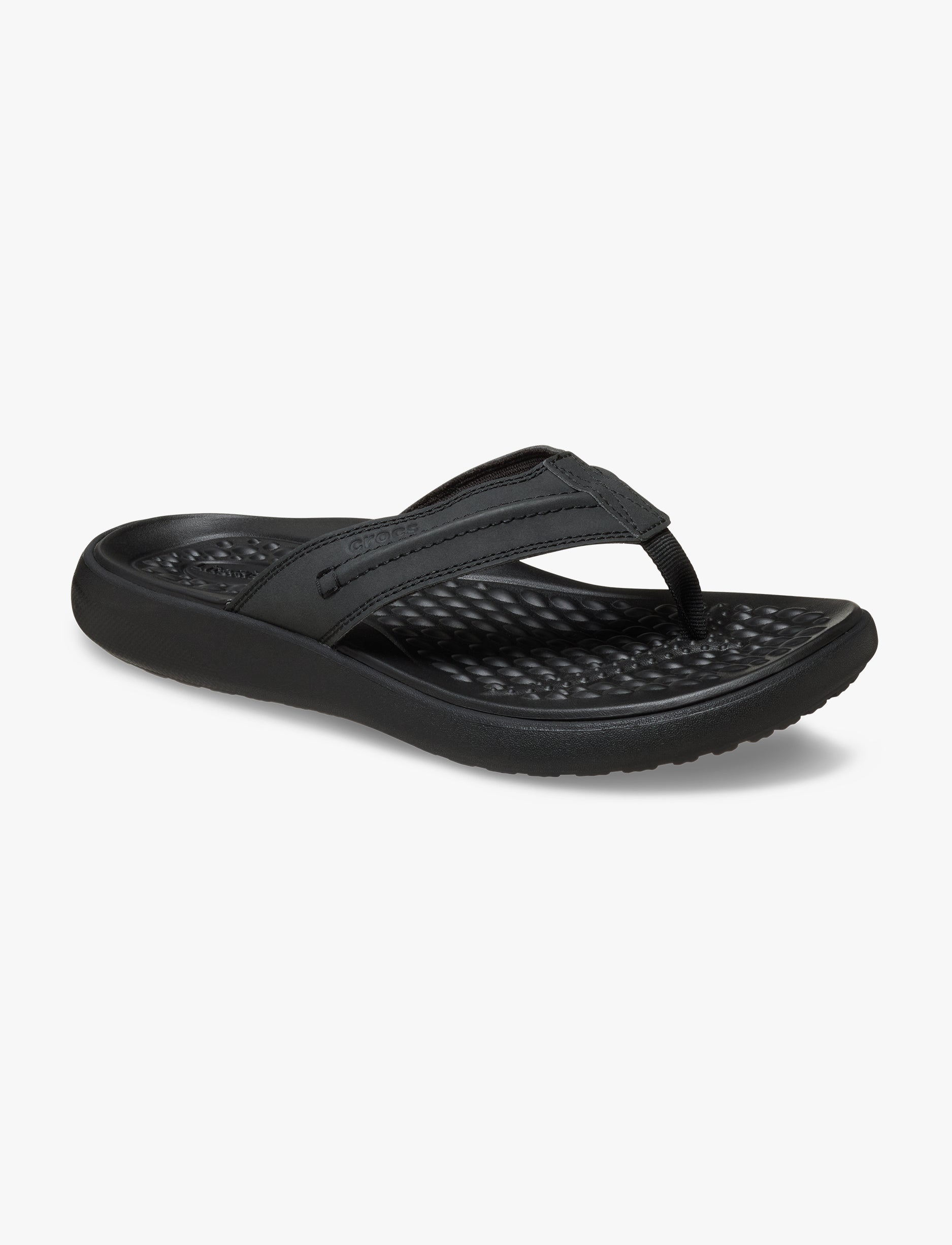 Crocs Yukon Vista II LR Flip - כפכפי אצבע קרוקס יוקון ויסטה לגברים בצבע שחור/שחור