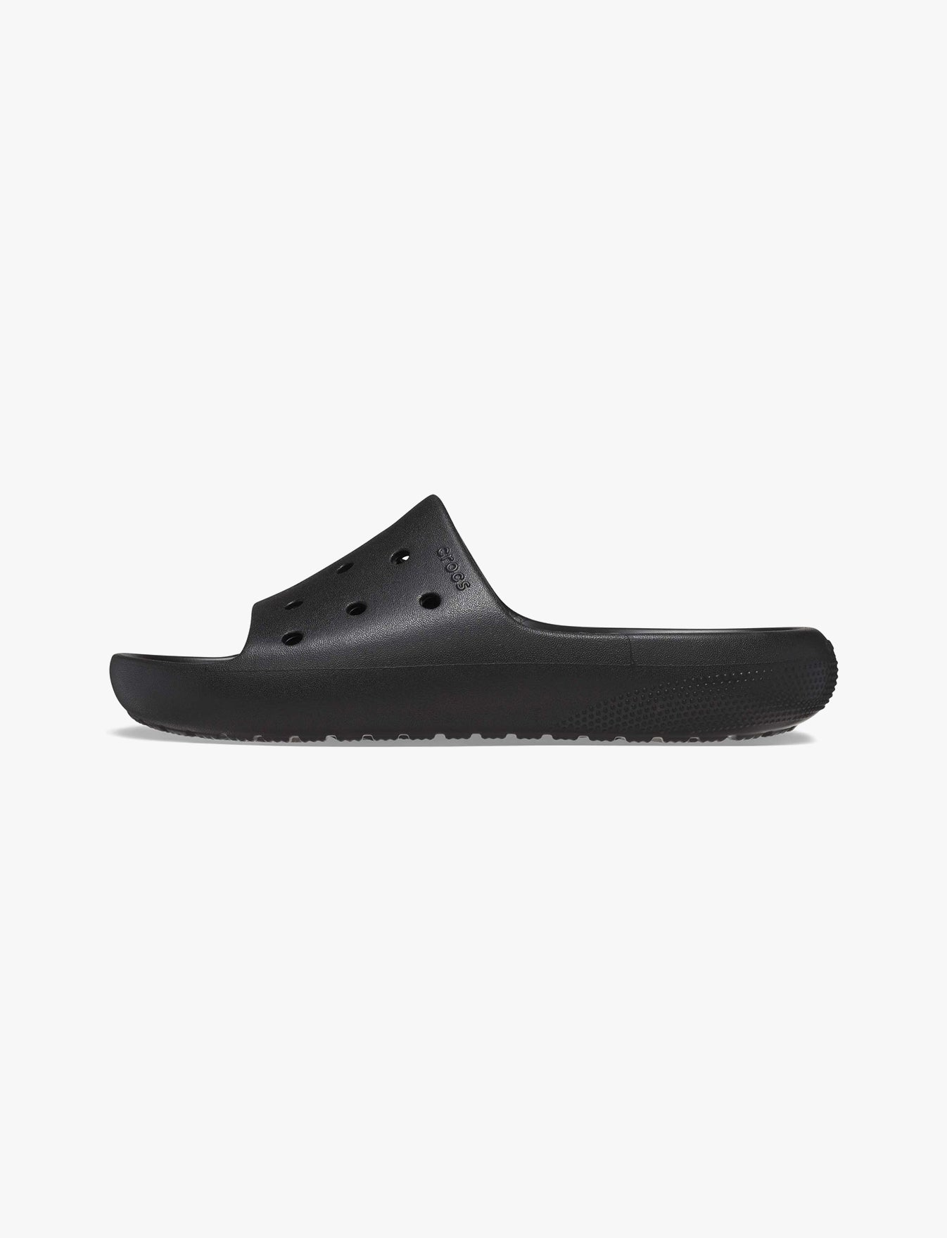 Crocs Classic Slide v2 - כפכפי סלייד קרוקס בצבע שחור
