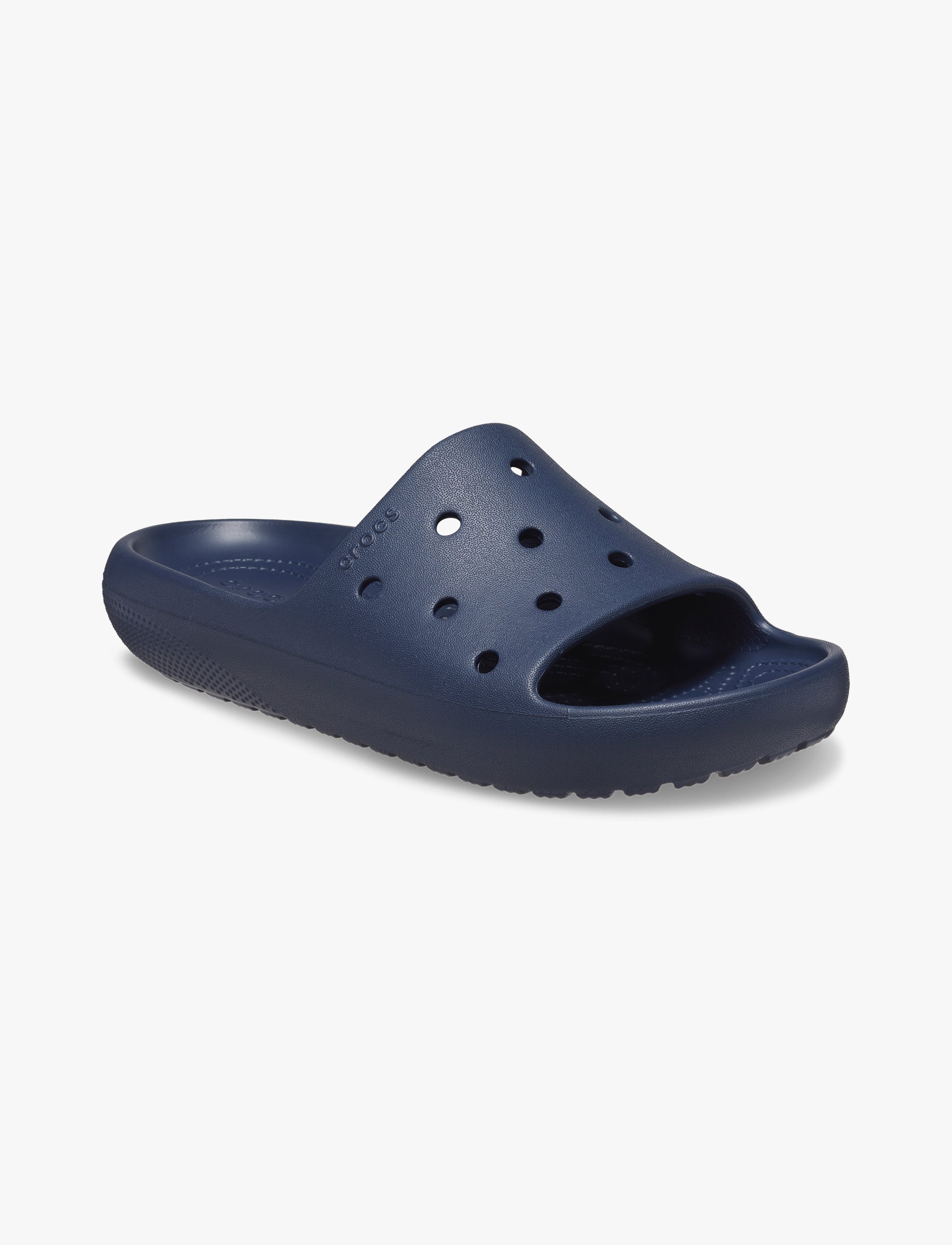 Crocs Classic Slide v2 - כפכפי סלייד קרוקס בצבע נייבי