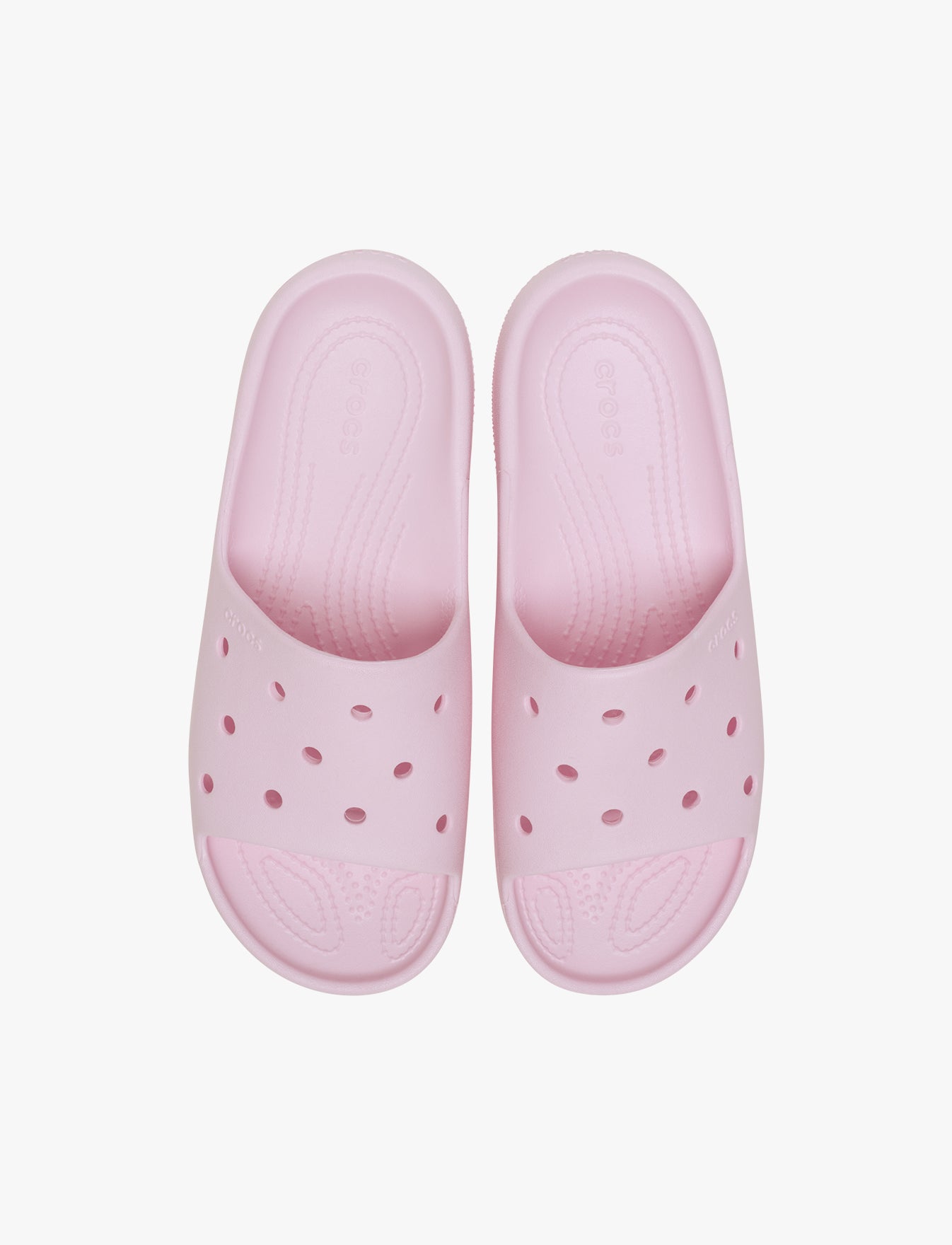 Crocs Classic Slide v2 - כפכפי סלייד קרוקס בצבע ורוד