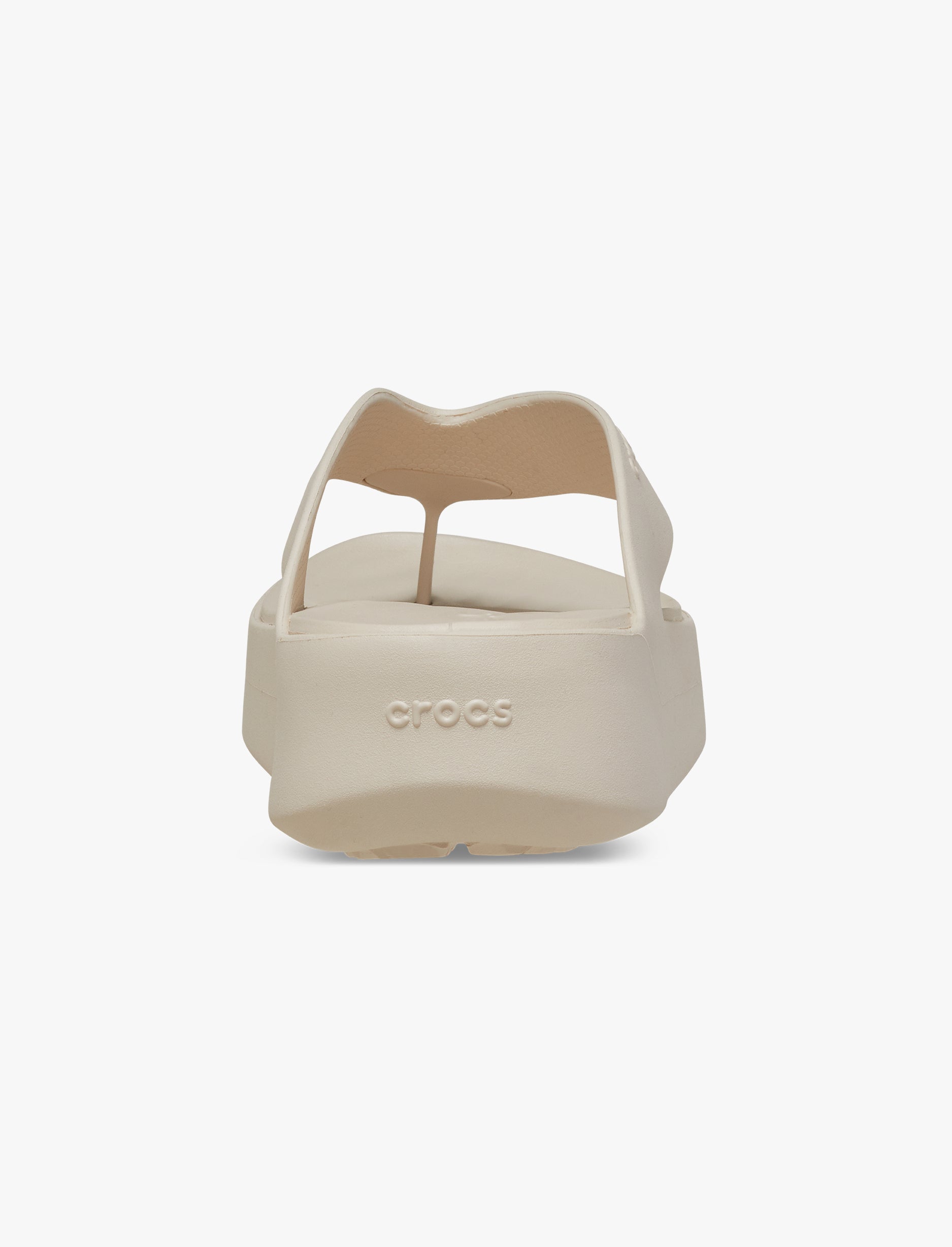 Crocs Getaway Platform Flip - כפכפי אצבע פלטפורמה קרוקס לנשים בצבע סטוקו