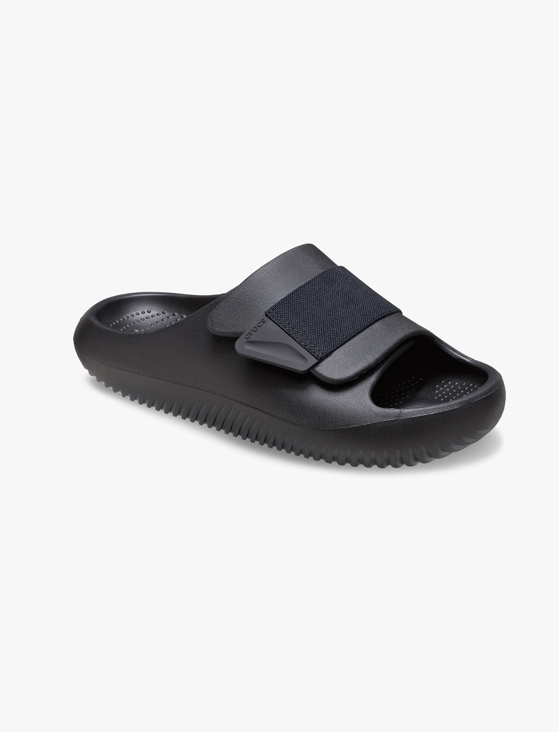 Crocs Mellow Luxe Recovery Slide - כפכפי קרוקס לגברים בצבע שחור
