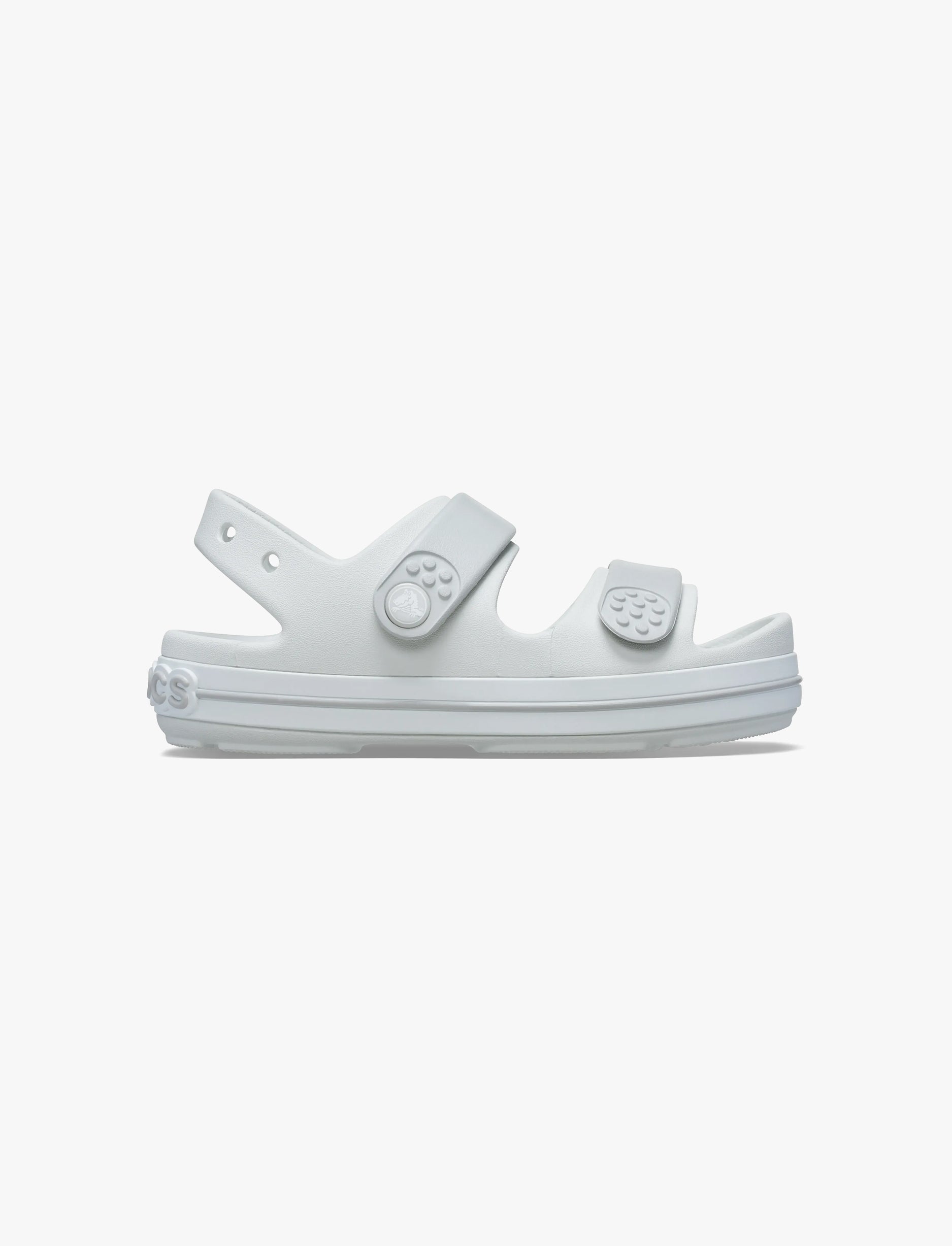 Crocs Crocband Cruiser Sandal K - סנדלי קרוקבנד לילדים בצבע אור ירח/אפור אטמוספי