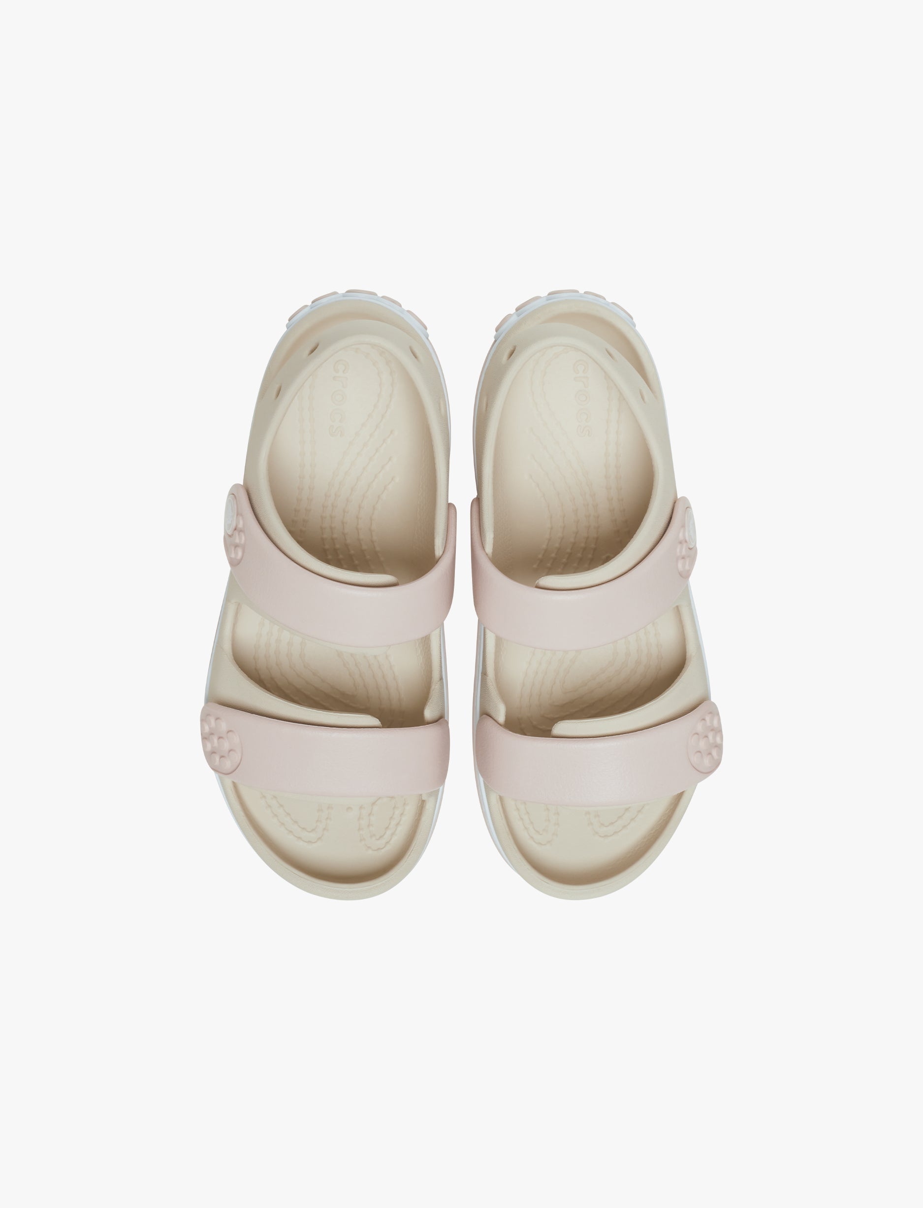 Crocs Crocband Cruiser Sandal T - סנדלי קרוקבנד לילדים בצבע אבן חול מידות קטנות