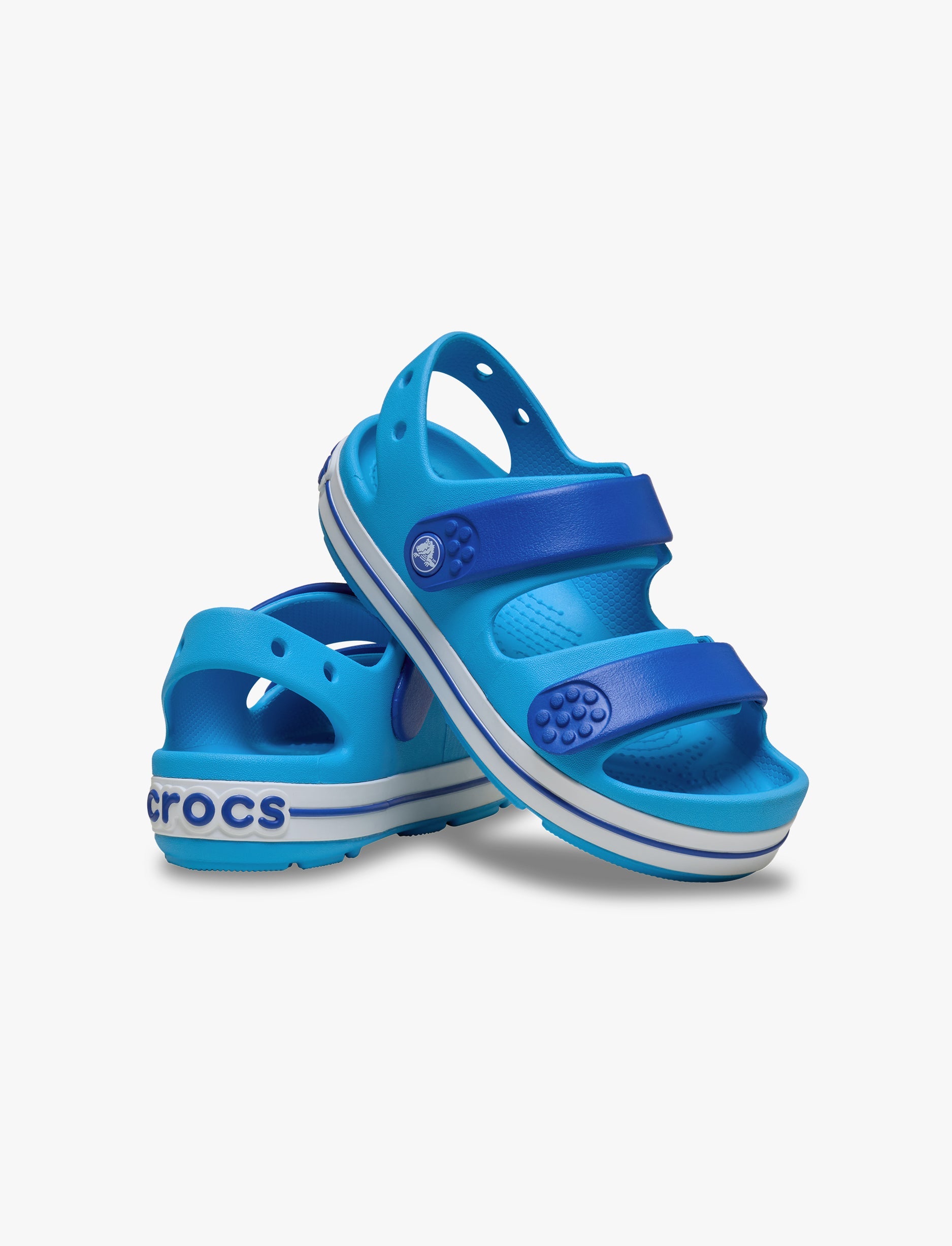 Crocs Crocband Cruiser Sandal T - סנדלי קרוקבנד לילדים בצבע כחול ונציאני/כחול בו מידות קטנות