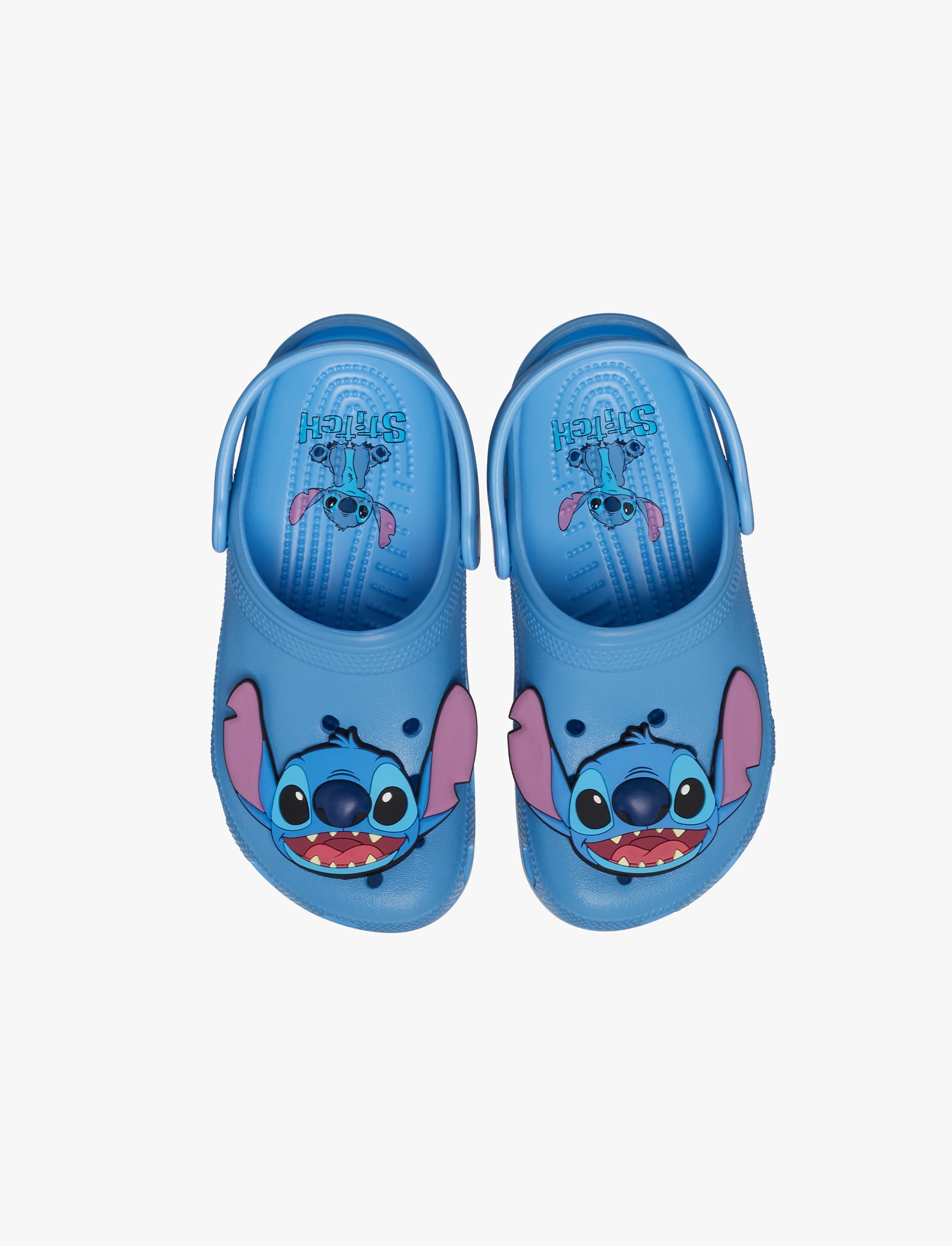 Crocs Stitch Classic Clog K - כפכפי קרוקס לילדים סטיץ' בצבע כחול חמצן