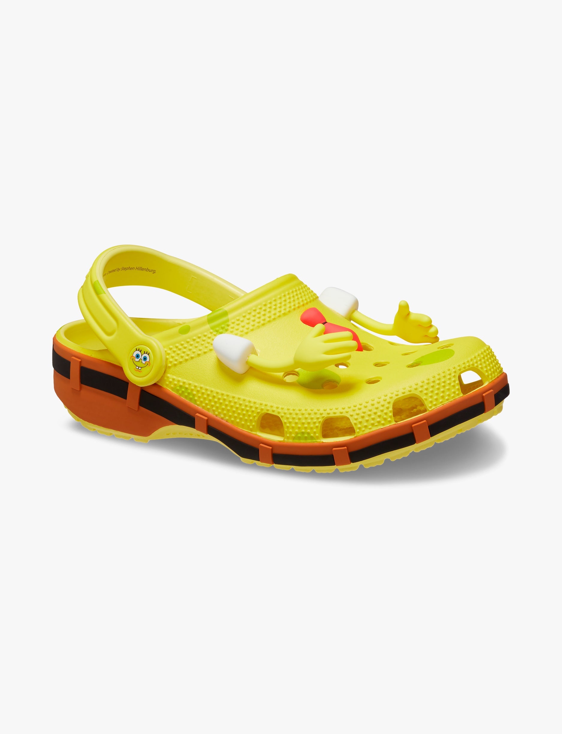 Crocs Spongebob Classic Clog -  כפכפי קלוג קרוקס בוב ספוג בצבע צהוב