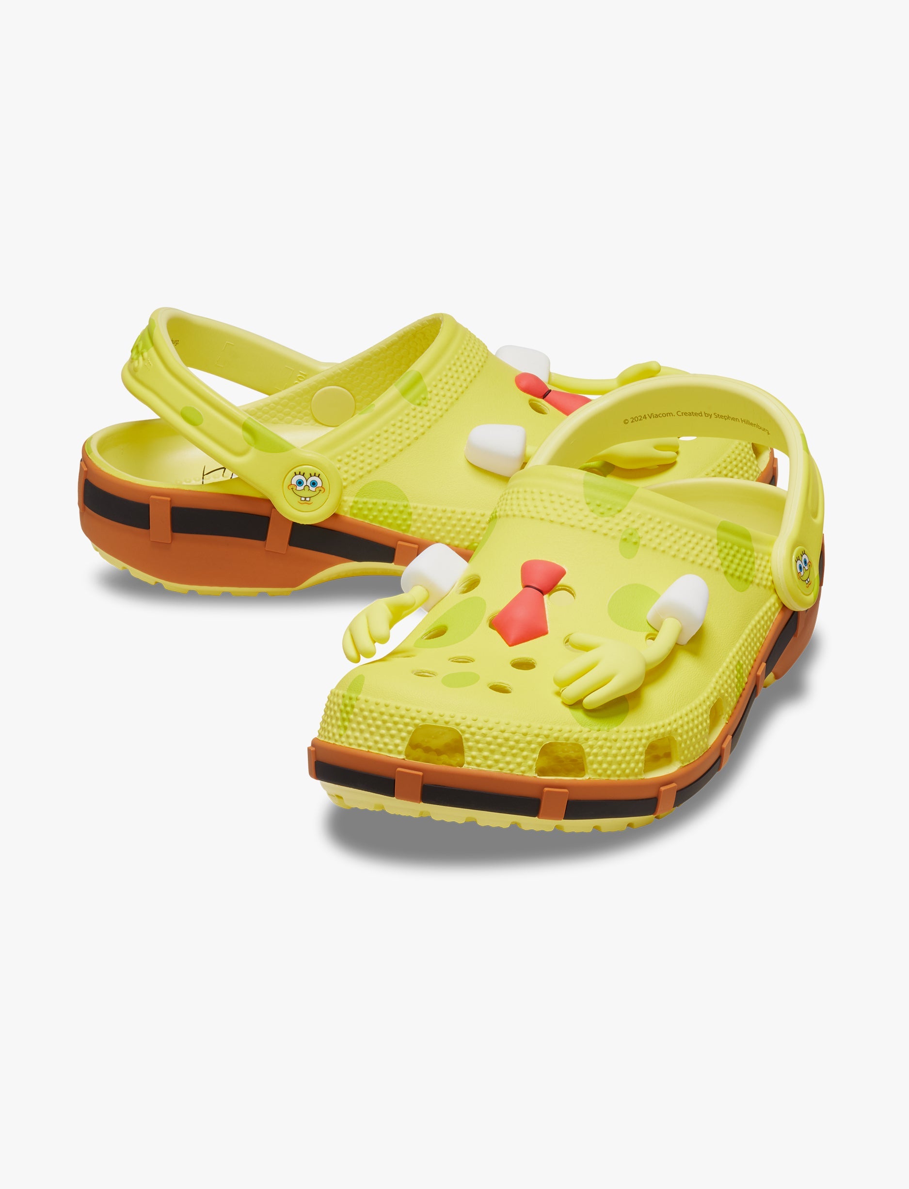 Crocs Spongebob Classic Clog -  כפכפי קלוג קרוקס בוב ספוג בצבע צהוב