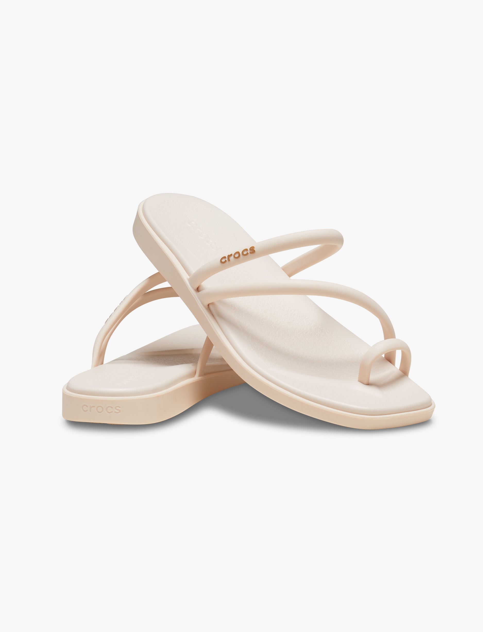 Crocs Miami Toe Loop Sandal - סנדלי קרוקס מיאמי לנשים בצבע לבן
