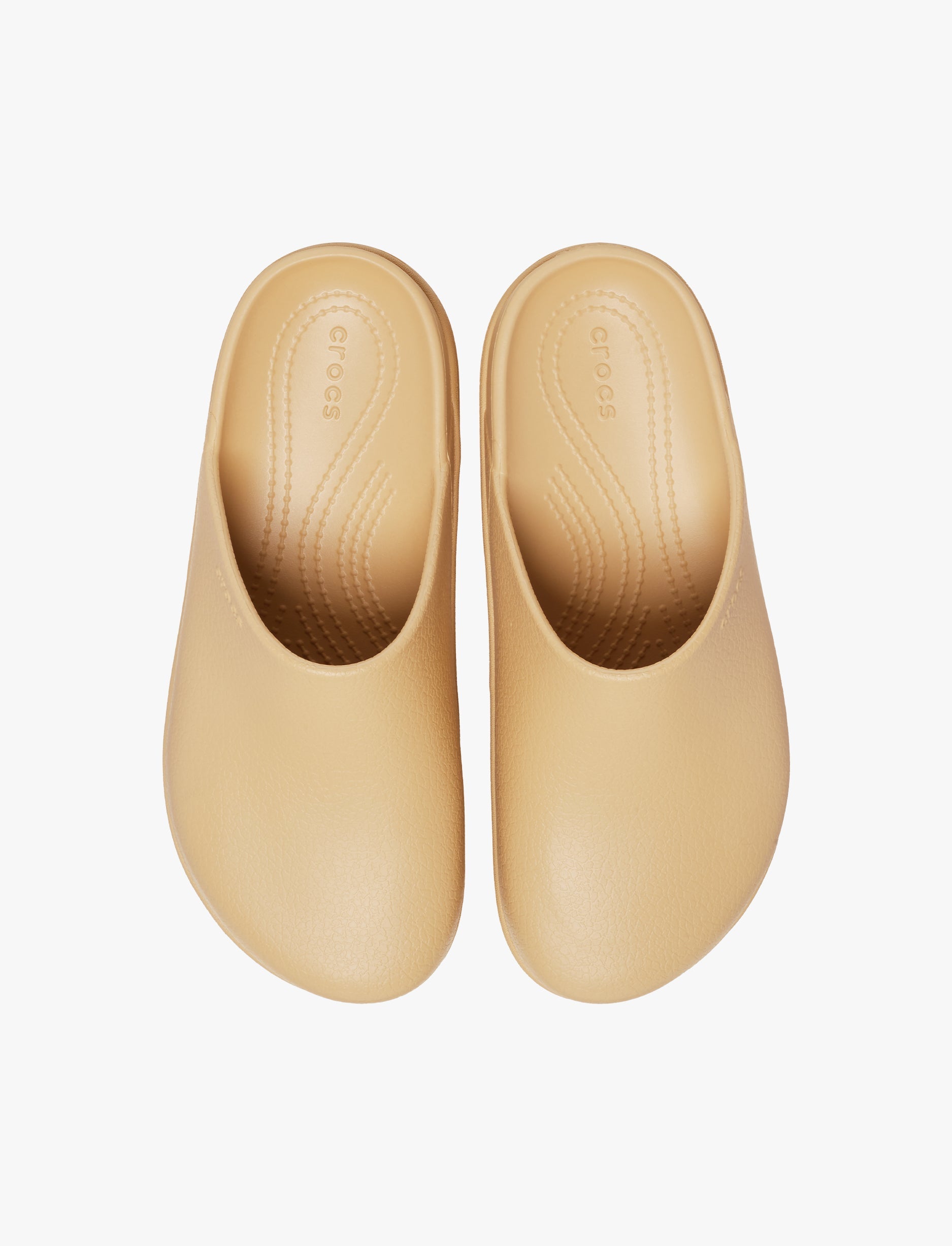 Crocs Dylan Platform Clog - כפכפי קרוקס דילן פלטפורמה לנשים בצבע צהוב חיטה