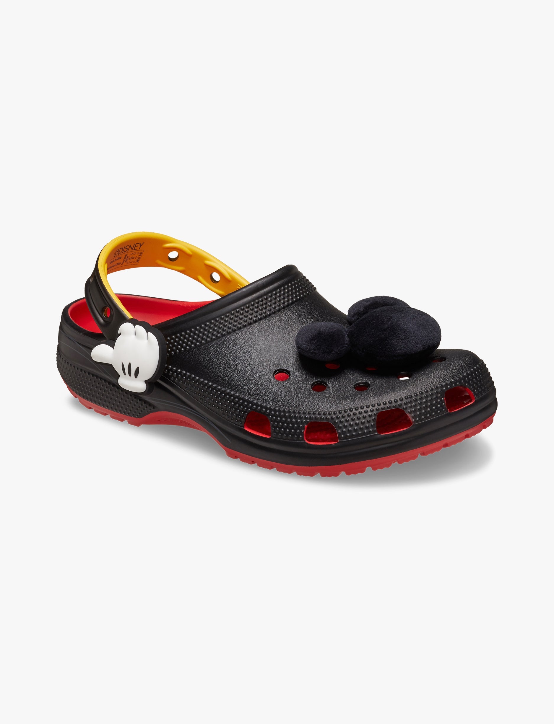 Crocs Mickey IAM Classic Clog - כפכפי קרוקס קלוג מיקי מאוס בצבע שחור/אדום