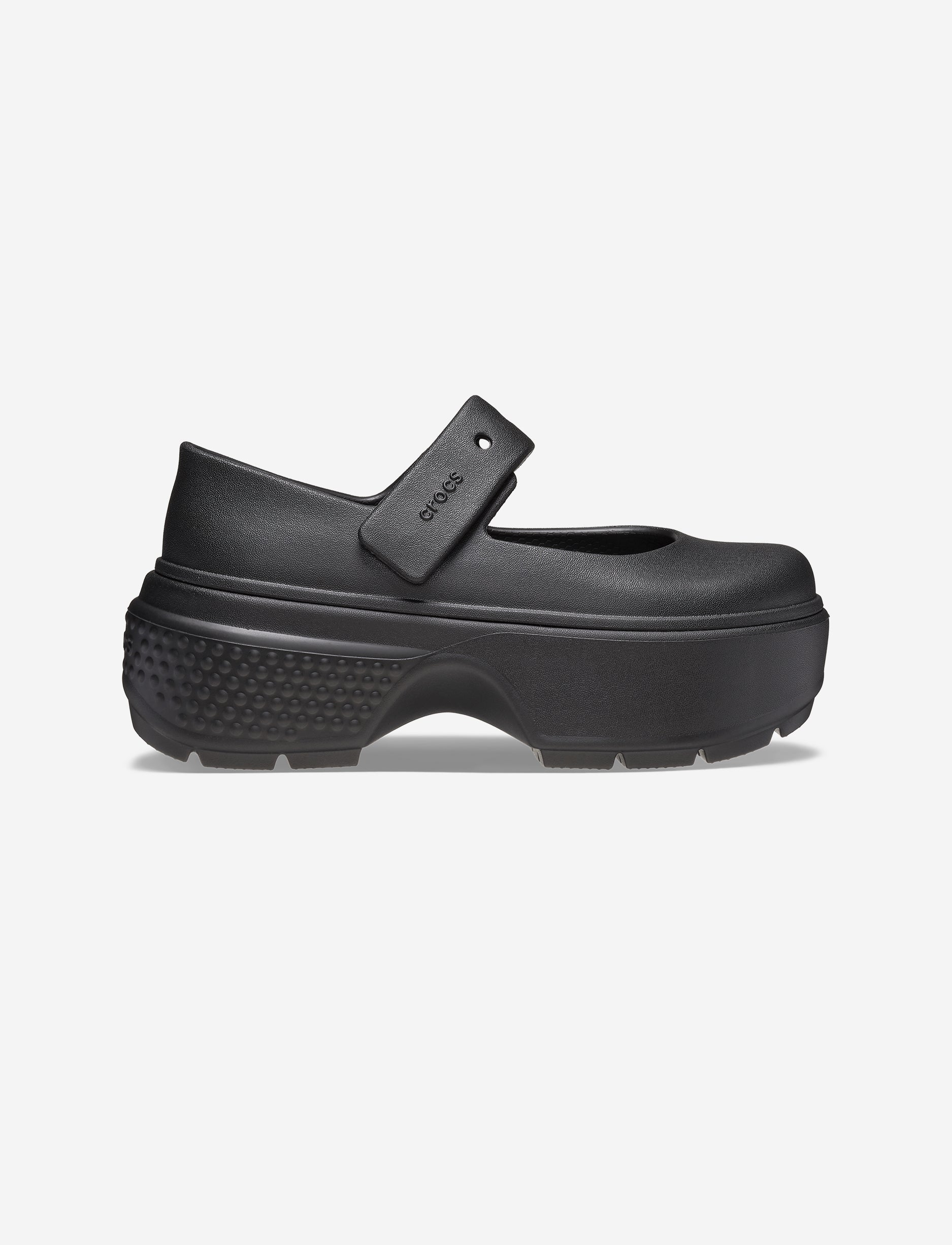 Crocs Stomp Mary Jane - נעלי פלטפורמה קרוקס סטומפ מרי ג'ין לנשים בצבע שחור