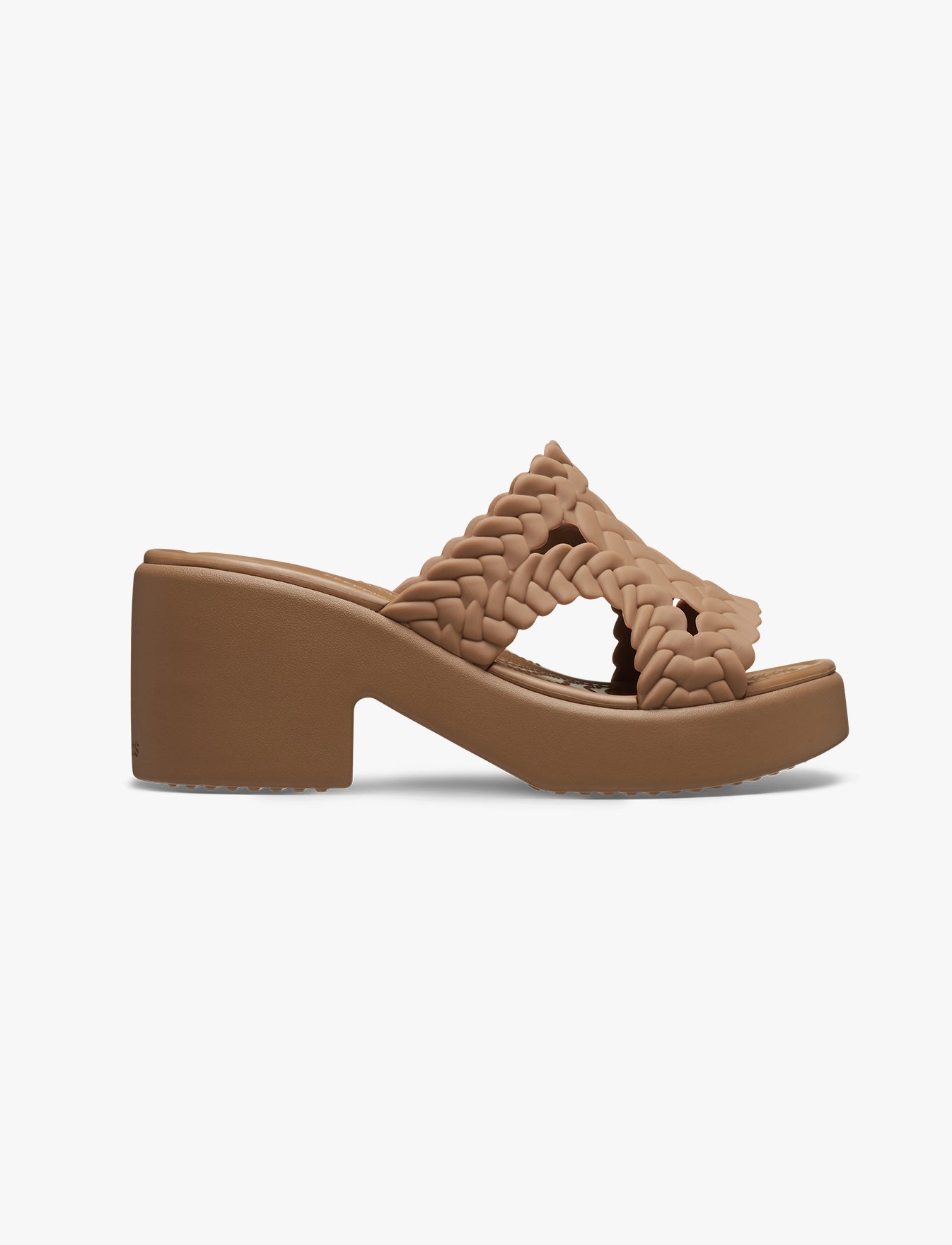 Crocs Brooklyn Woven Slide Heel - כפכפי עקב קרוקס ברוקלין לנשים