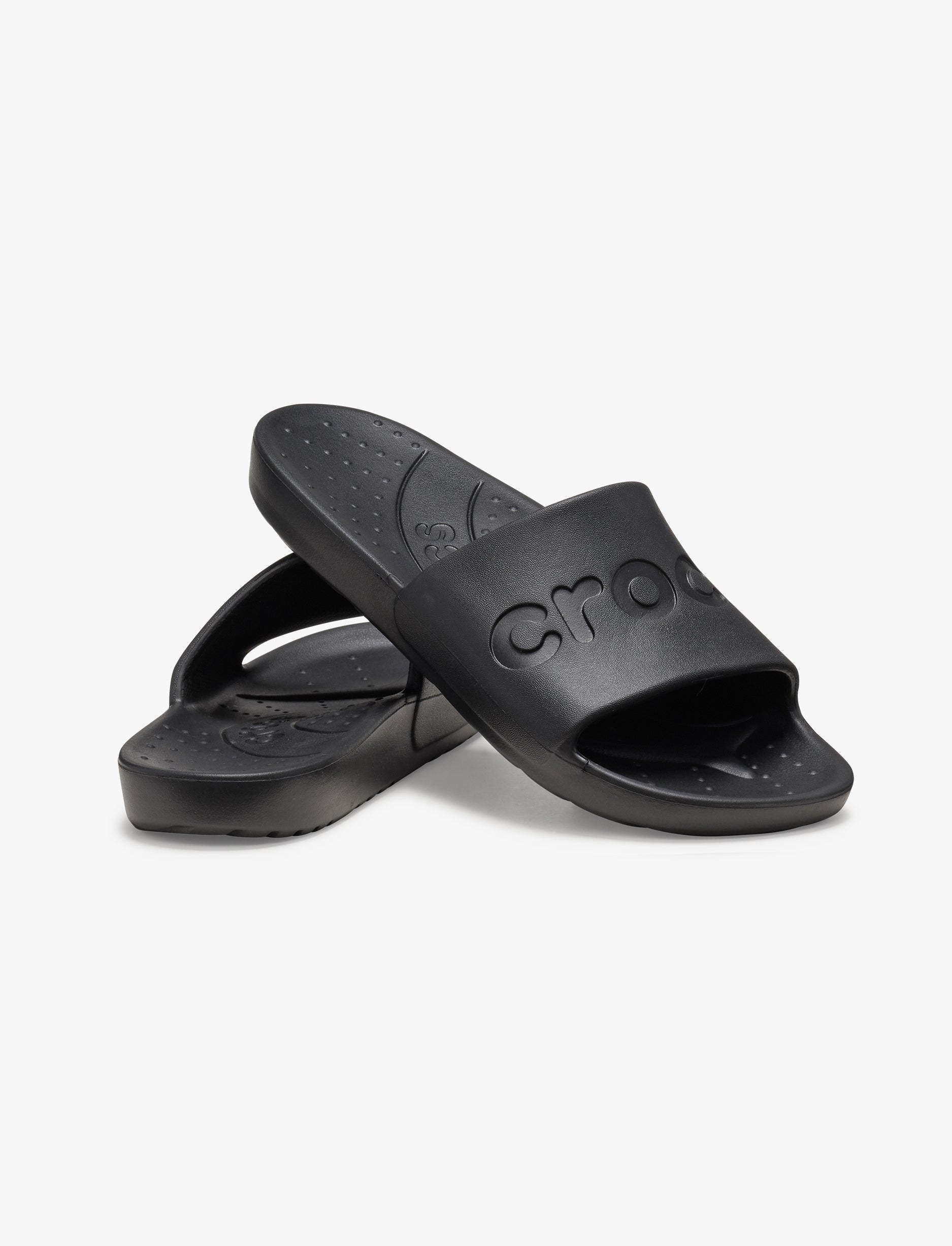 Crocs Slide -  כפכפי סלייד קרוקס בצבע שחור