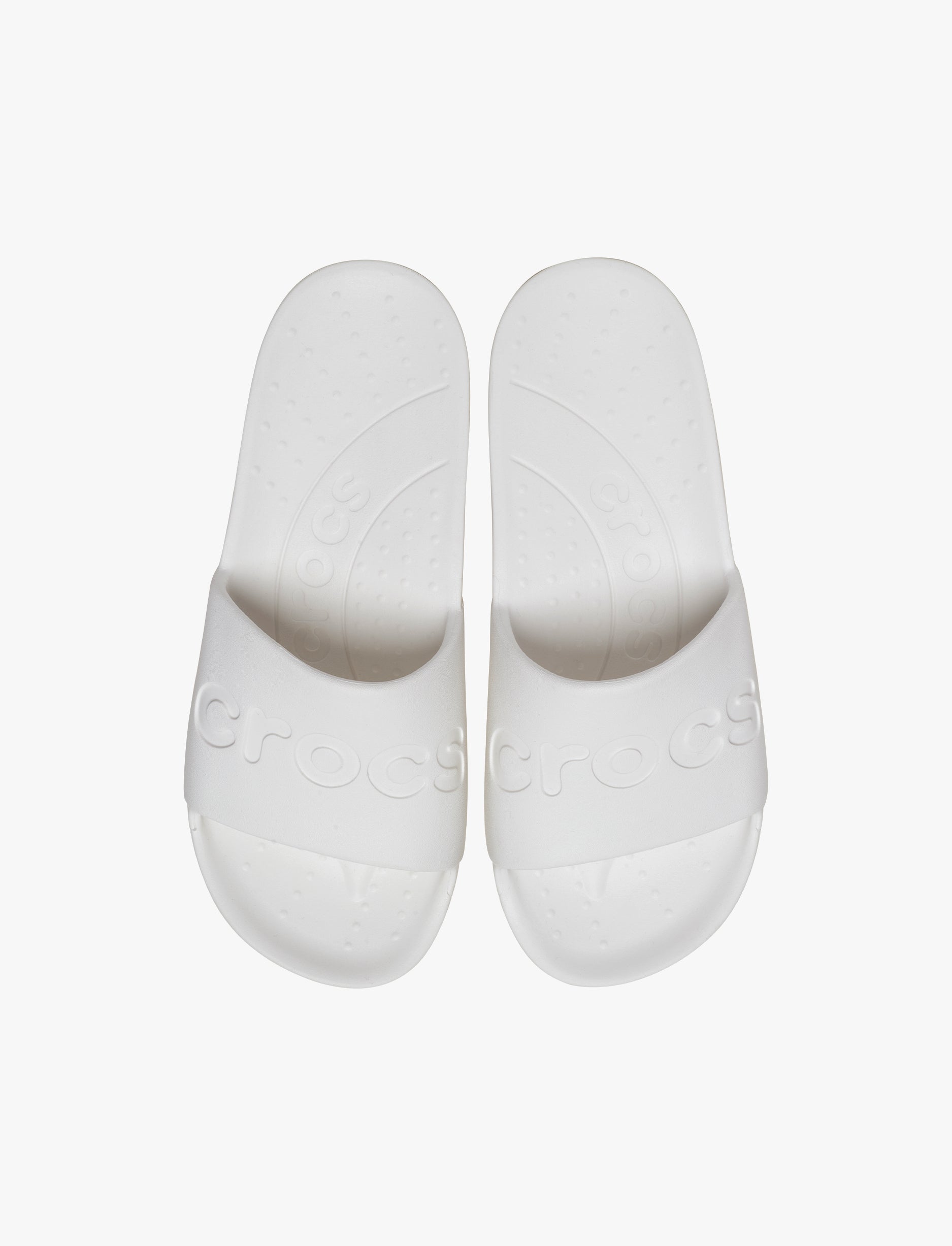 Crocs Slide - כפכפי סלייד קרוקס בצבע לבן