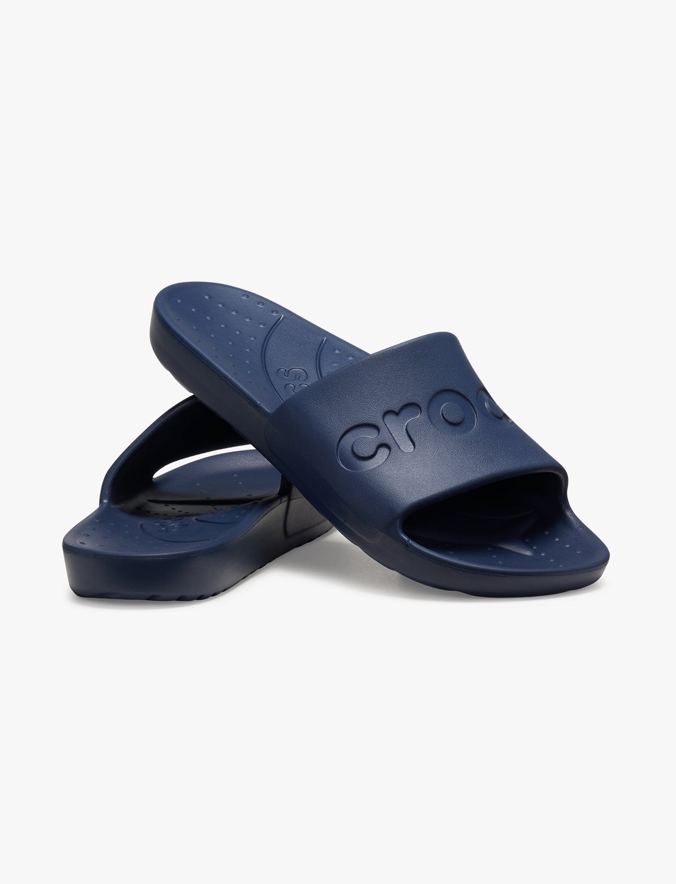 Crocs Slide - כפכפי סלייד קרוקס בצבע נייבי