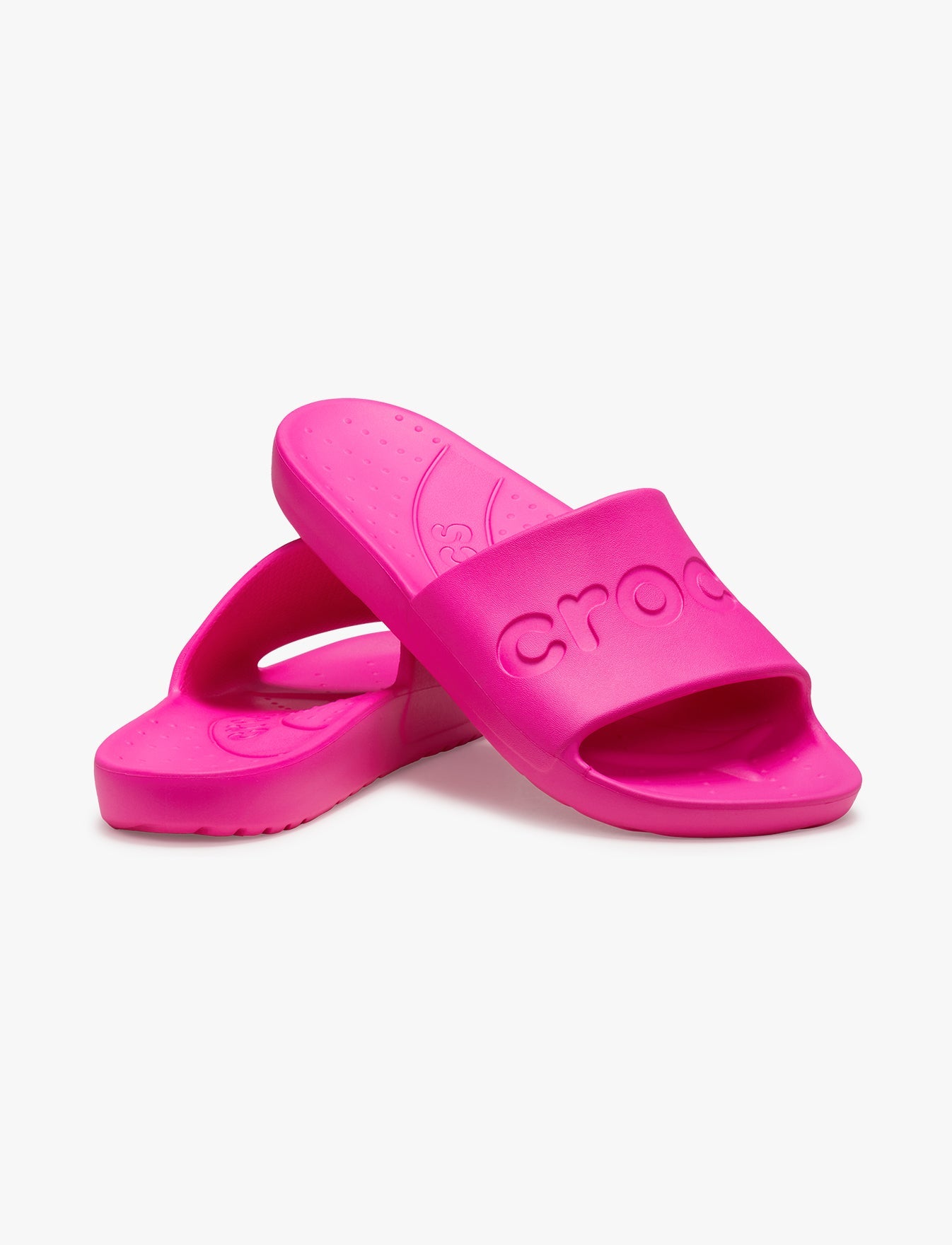 Crocs Slide - כפכפי סלייד קרוקס בצבע ורוד