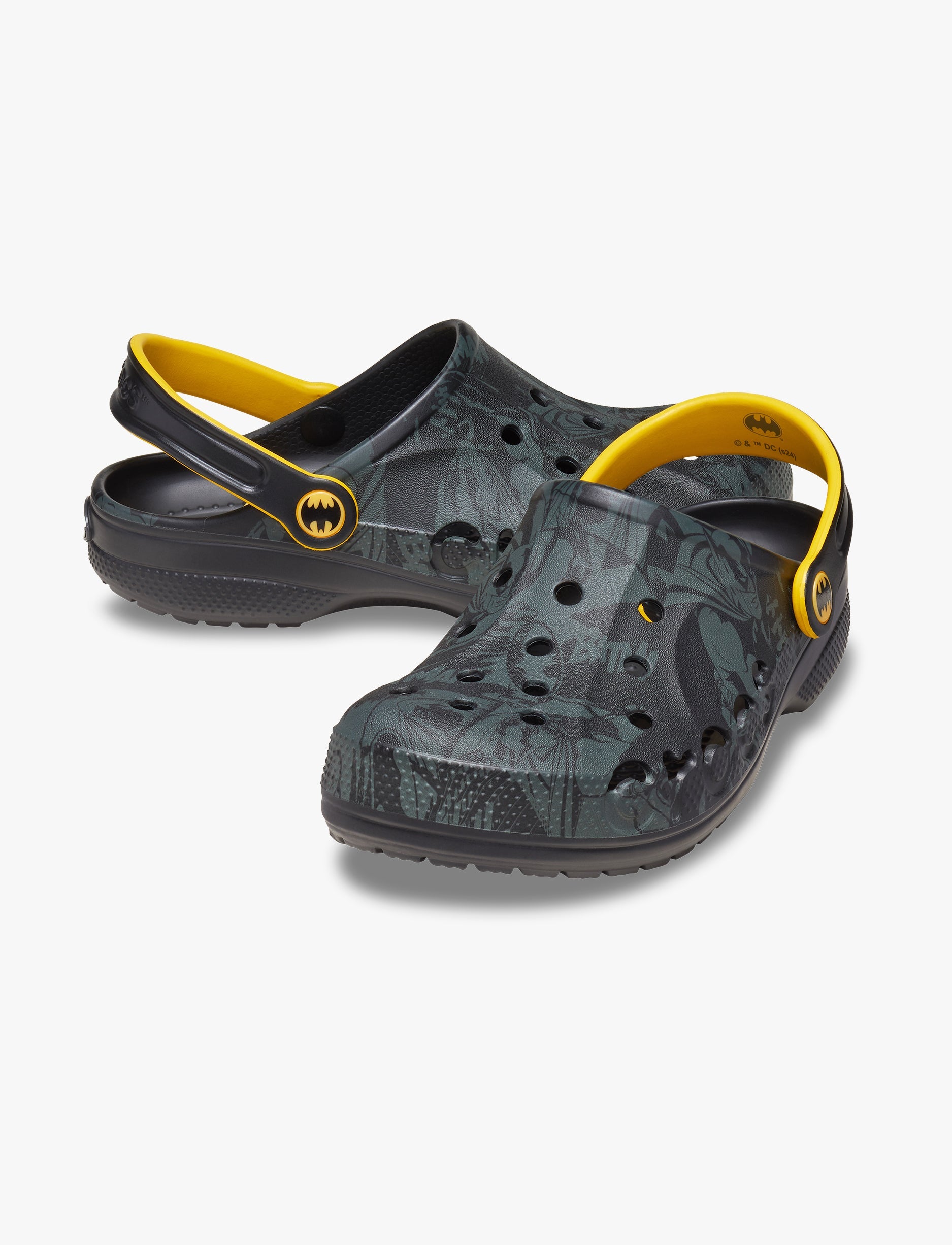 Crocs Batman Baya Clog - כפכפי קרוקס באטמן באיה קלוג בצבע שחור/צהוב
